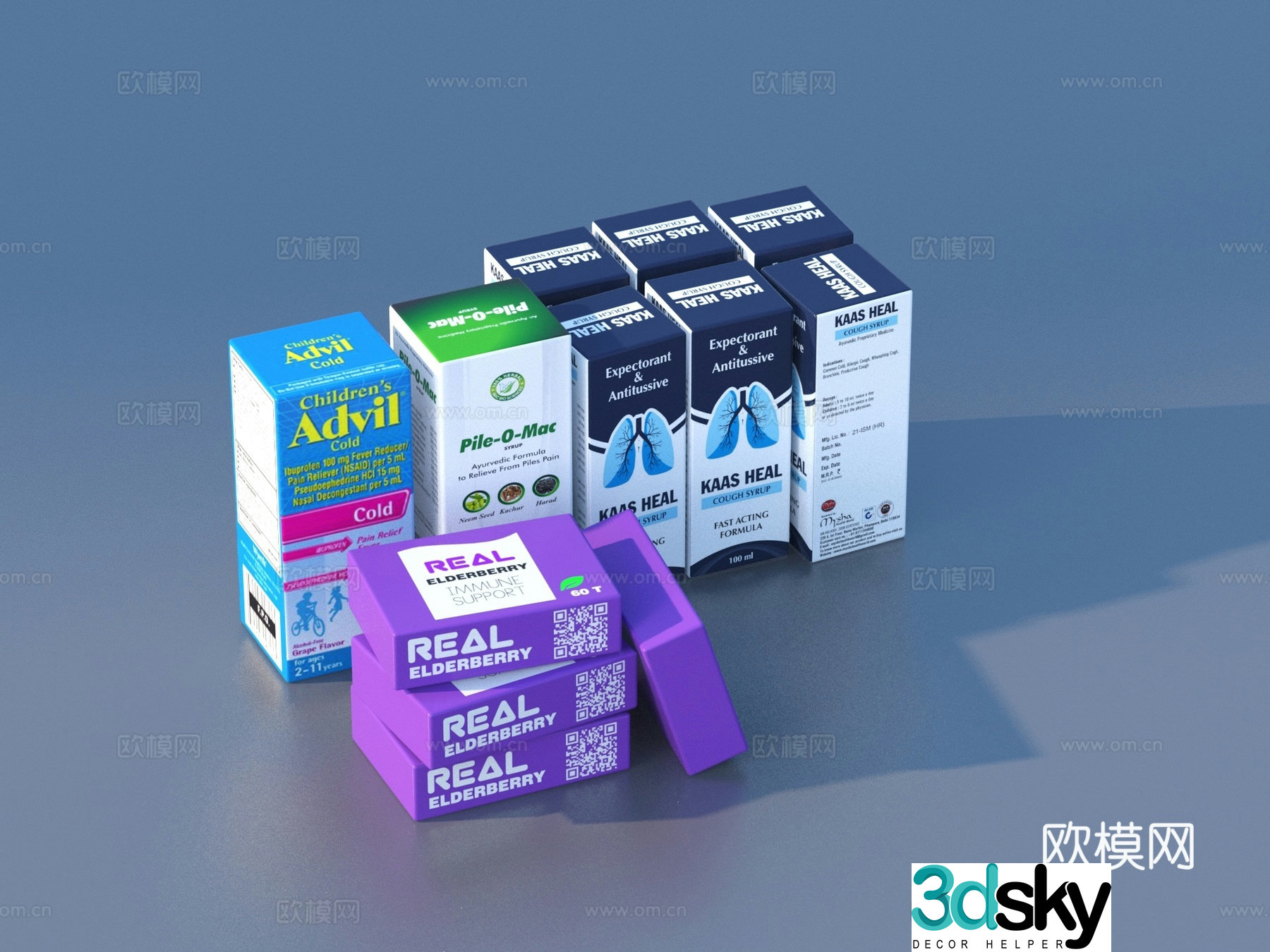 Medicine Medicine Box Medicine Medicine Potion Medical Supplies 3D Model