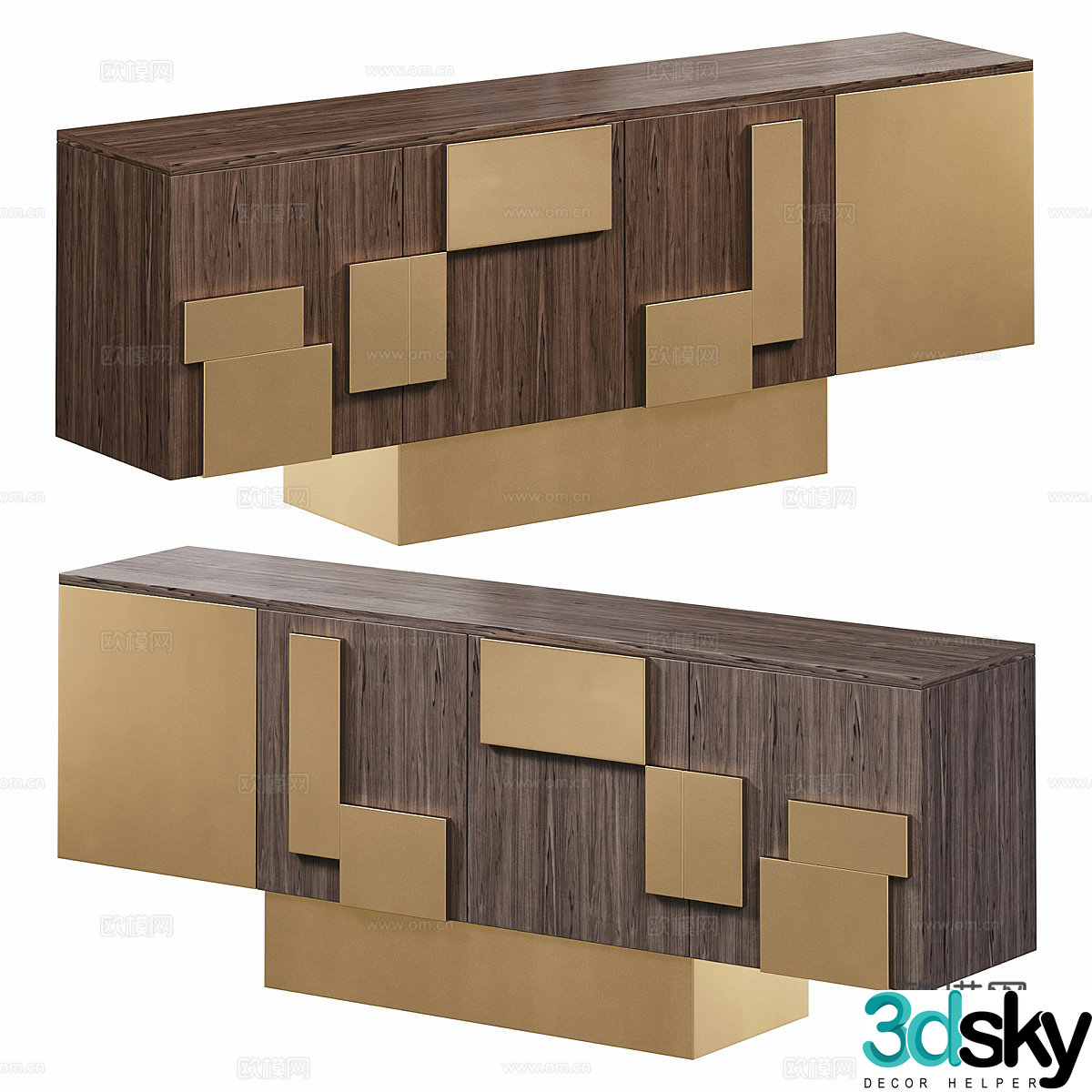 3D model of entrance cabinet