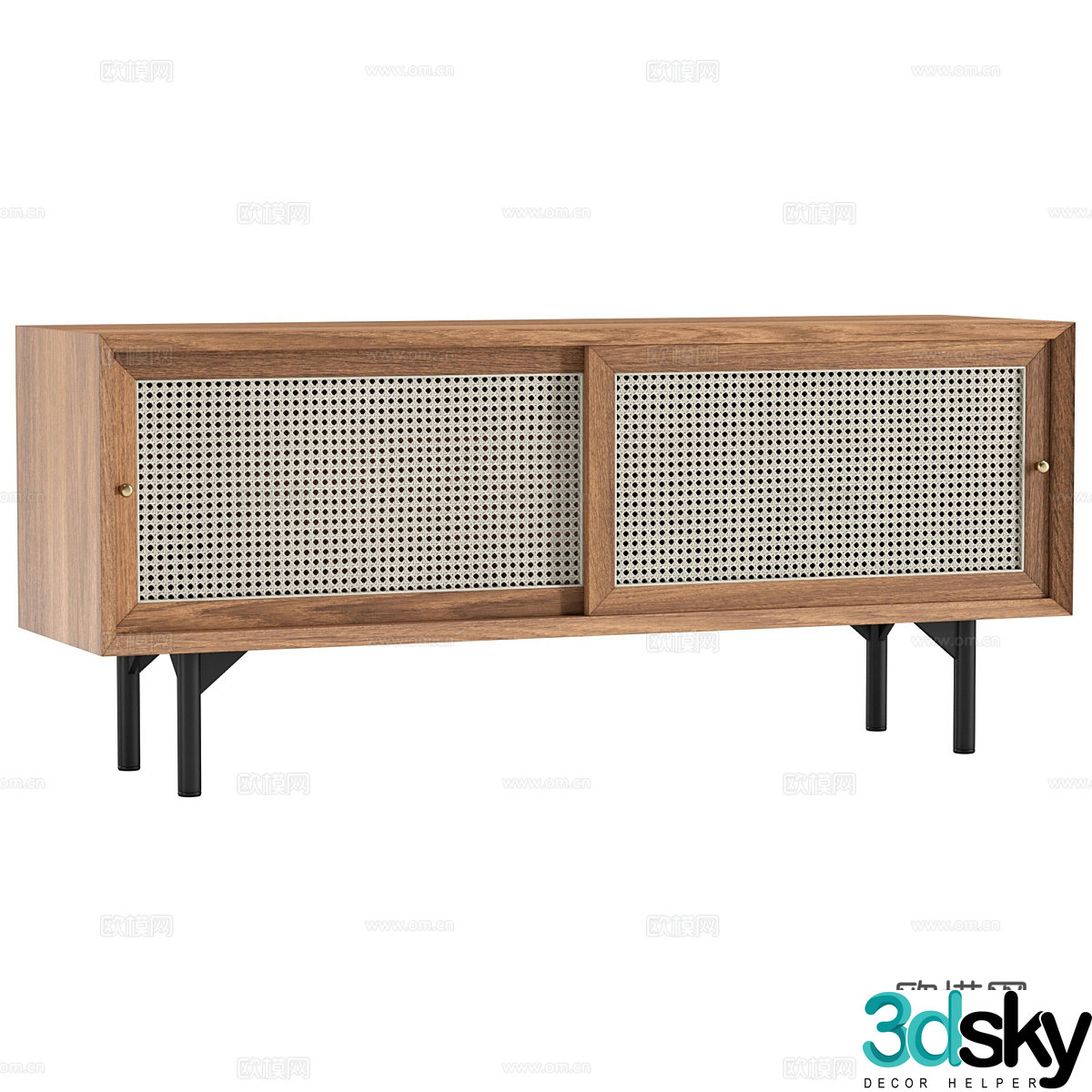 Wasabi Wind TV Cabinet 3D Model