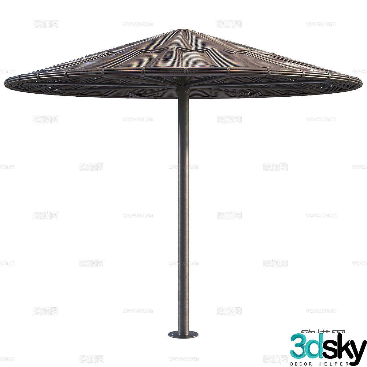 Parasol beach umbrella 3d model