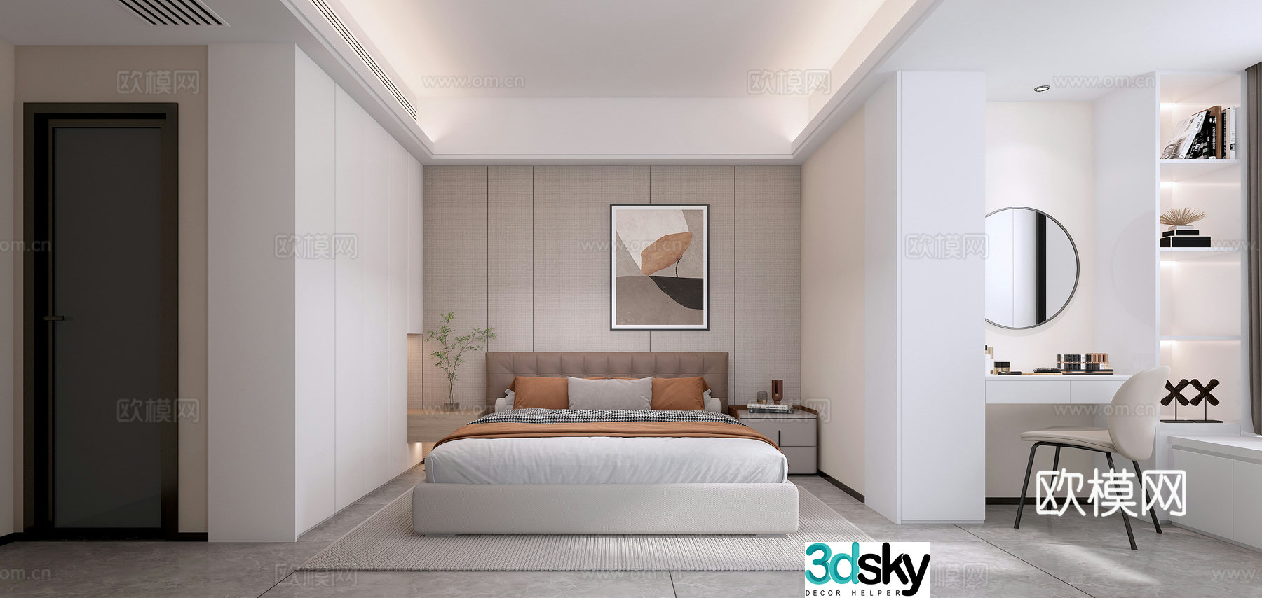 Modern bedroom Master bedroom Master bedroom 3D model
