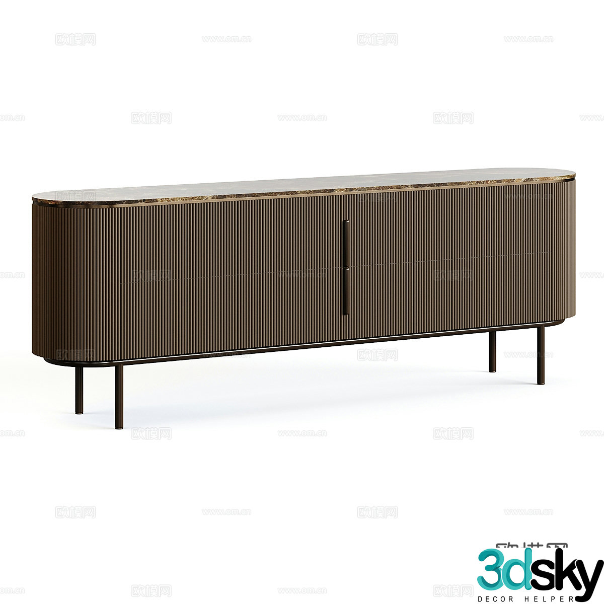 New Chinese TV cabinet 3D model