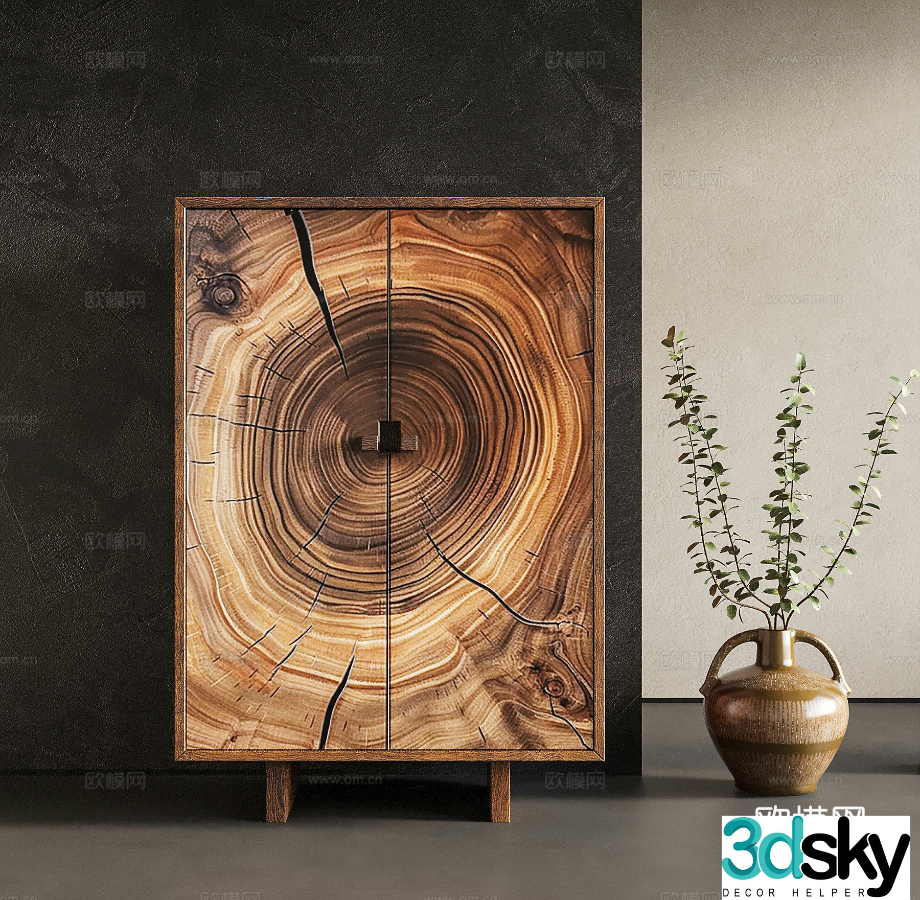 Wasabi Wind Entrance Cabinet 3D Model