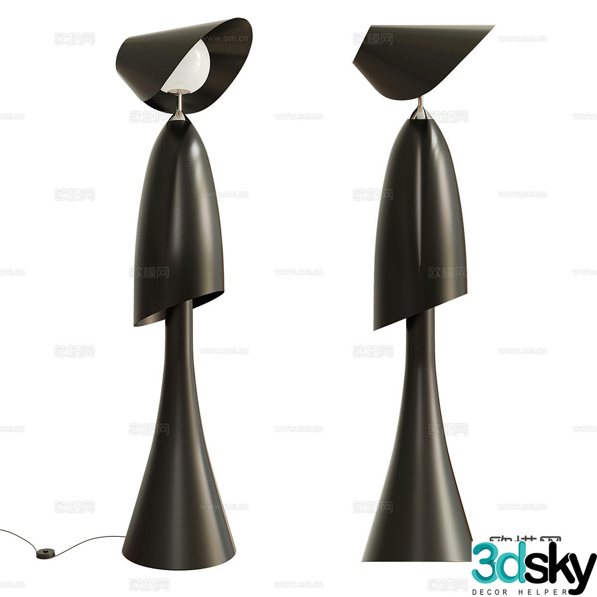 Creative floor lamp 3d model