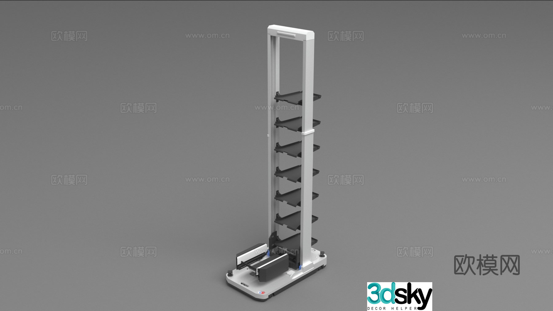 CTU car unmanned transport vehicle intelligent transport handling equipment 3D model
