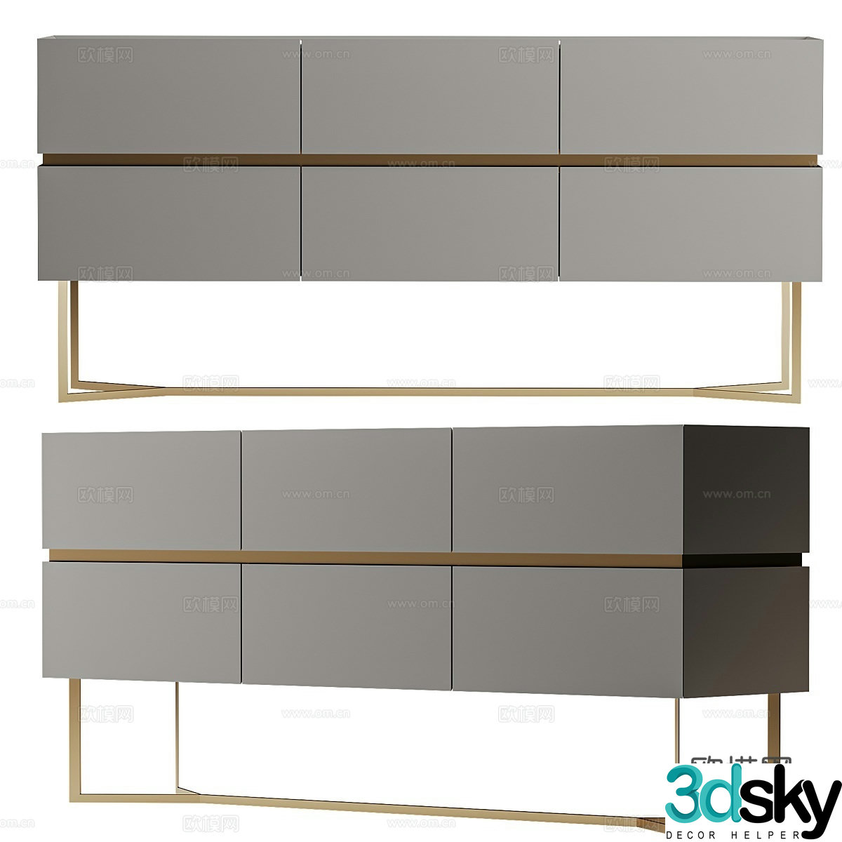TV cabinet 3d model