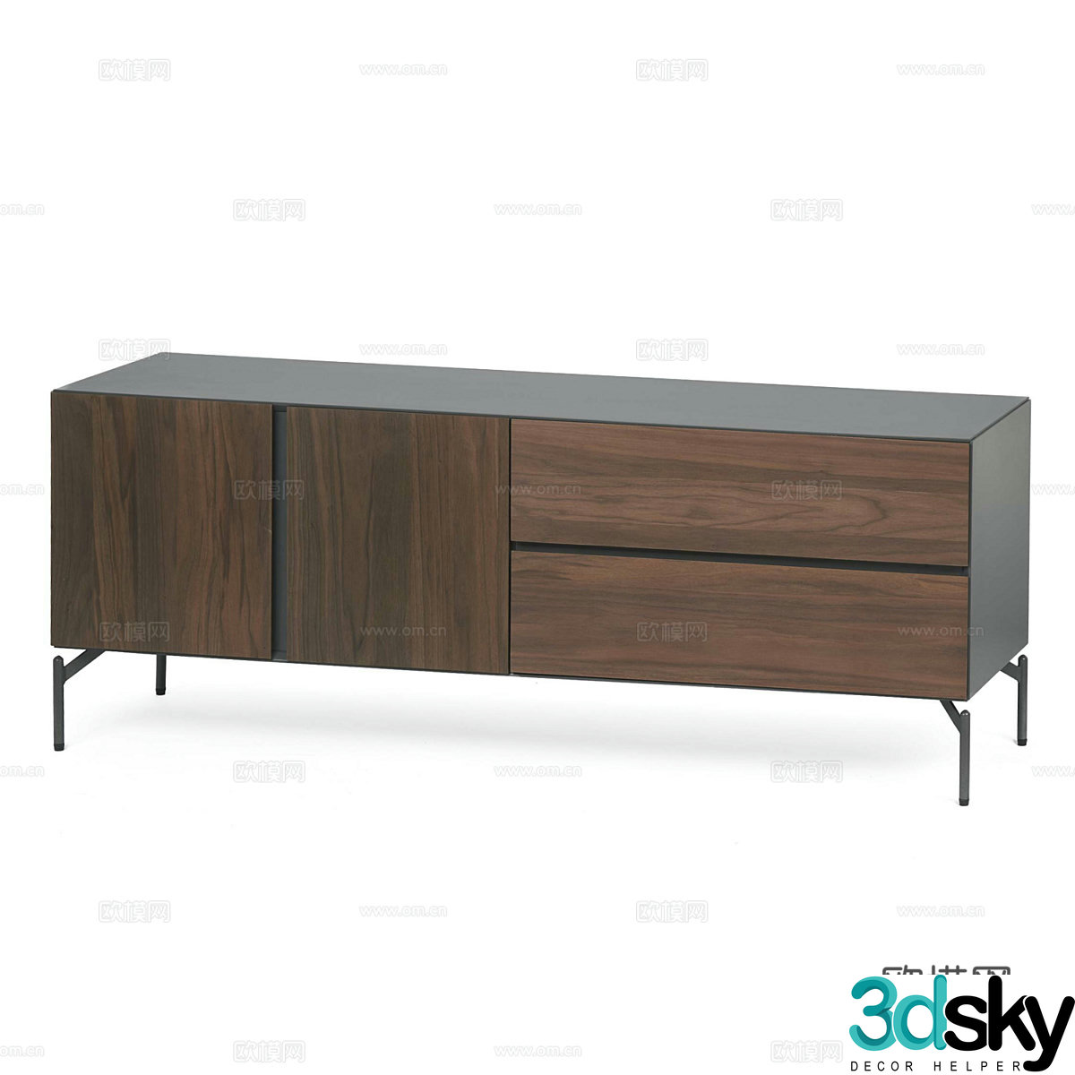 Modern TV cabinet 3d model