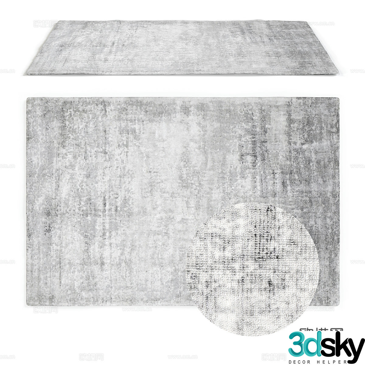Simple carpet wool carpet 3d model