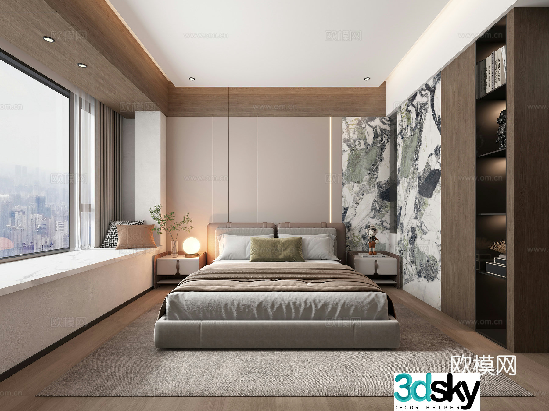 Modern bedroom Master bedroom Master bedroom 3D model