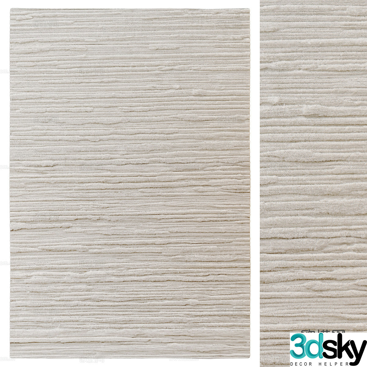 Simple carpet fabric carpet 3d model
