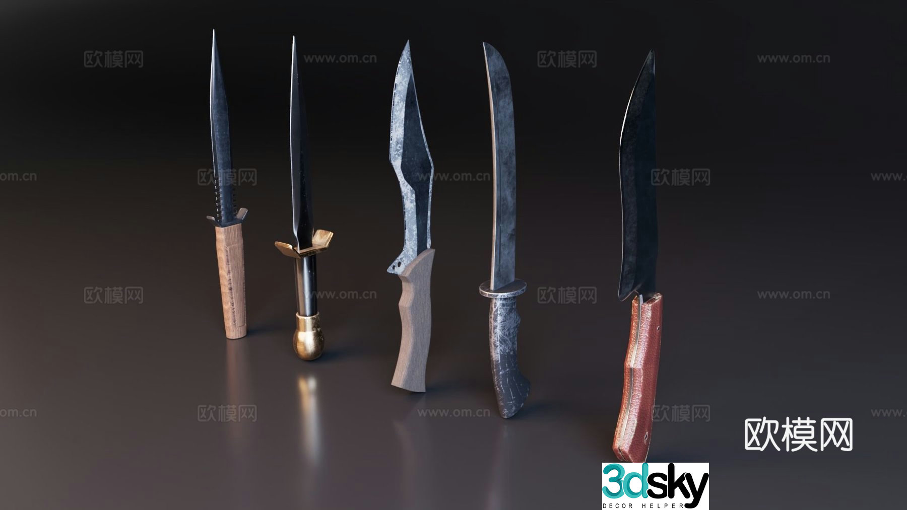Knife 3D Model