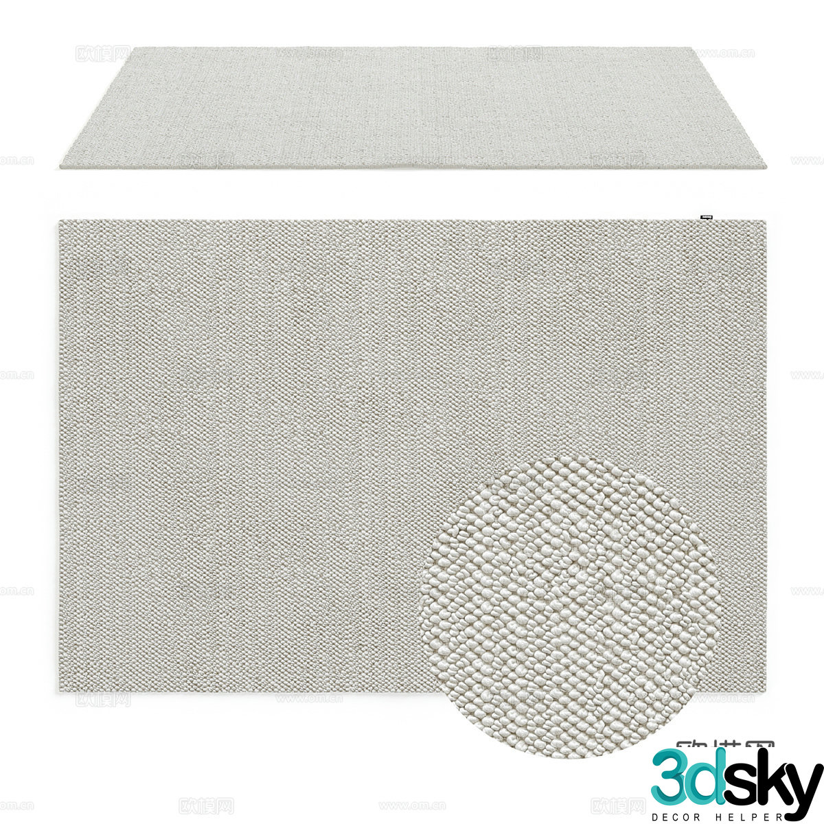 Simple carpet fabric carpet 3d model