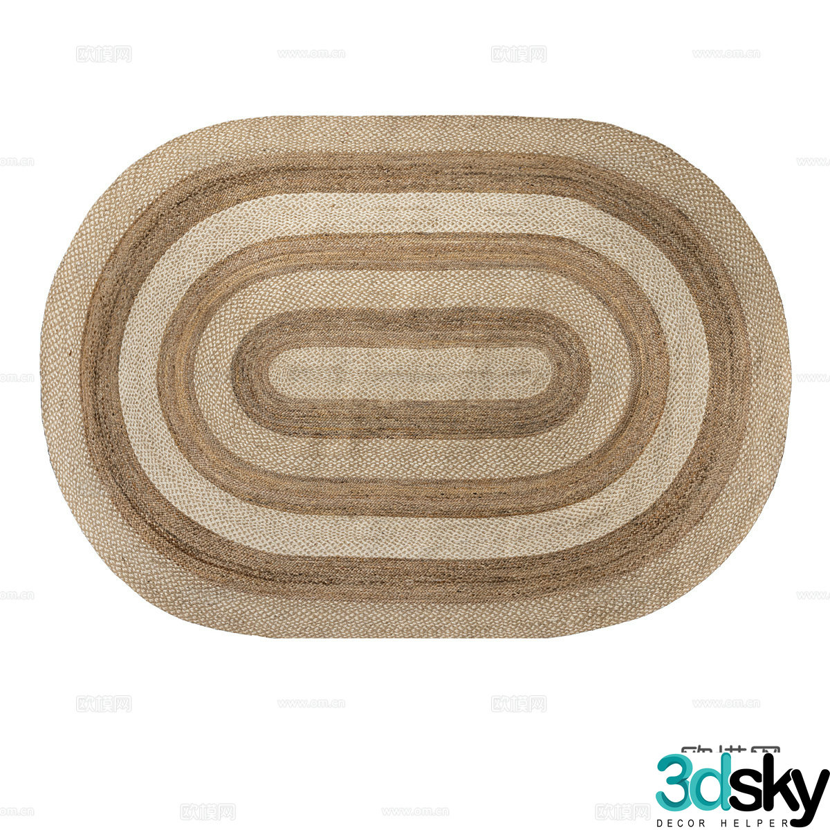 Special shape carpet irregular carpet 3d model