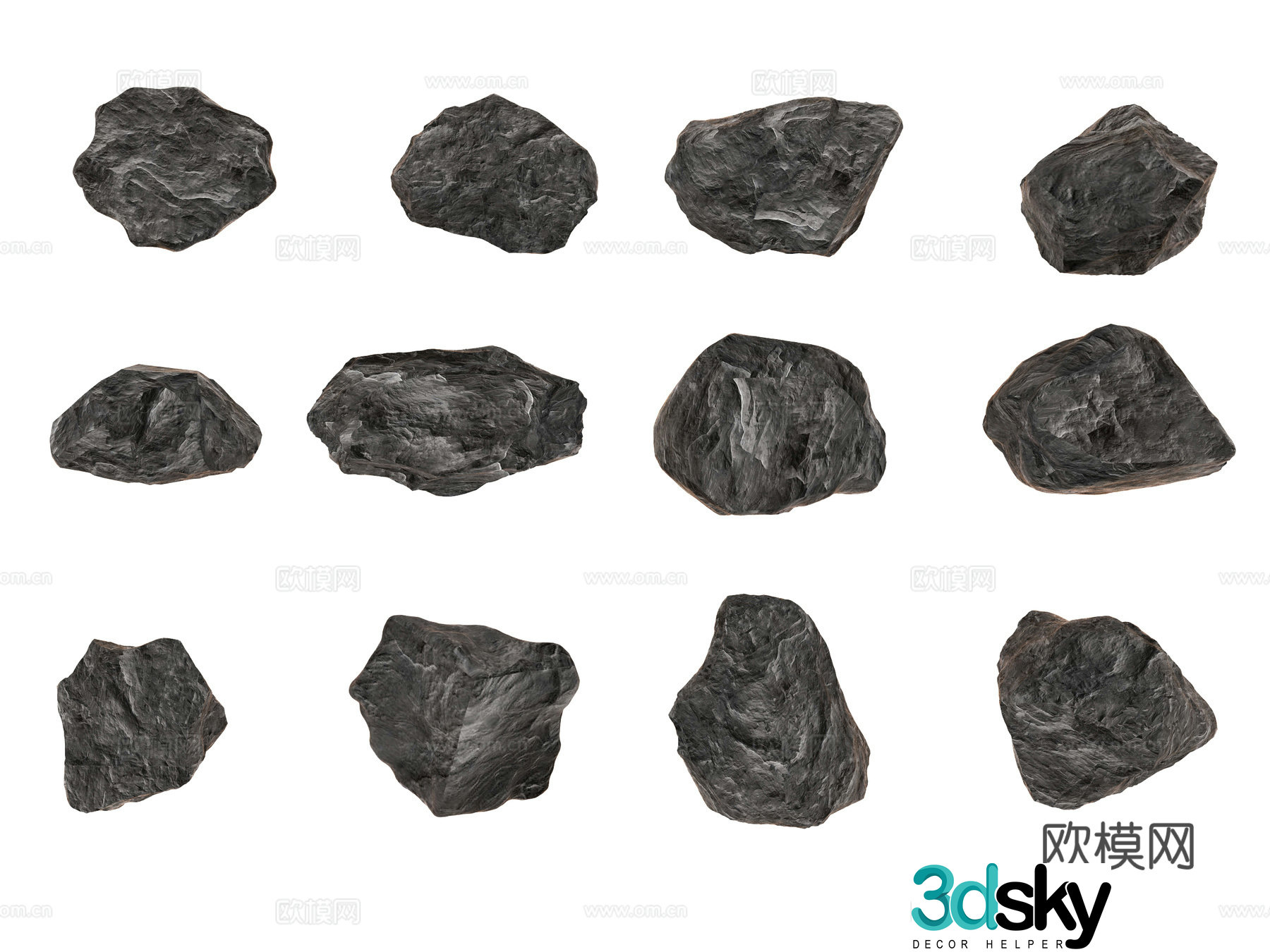 stone stone stone stone landscape stone 3d model
