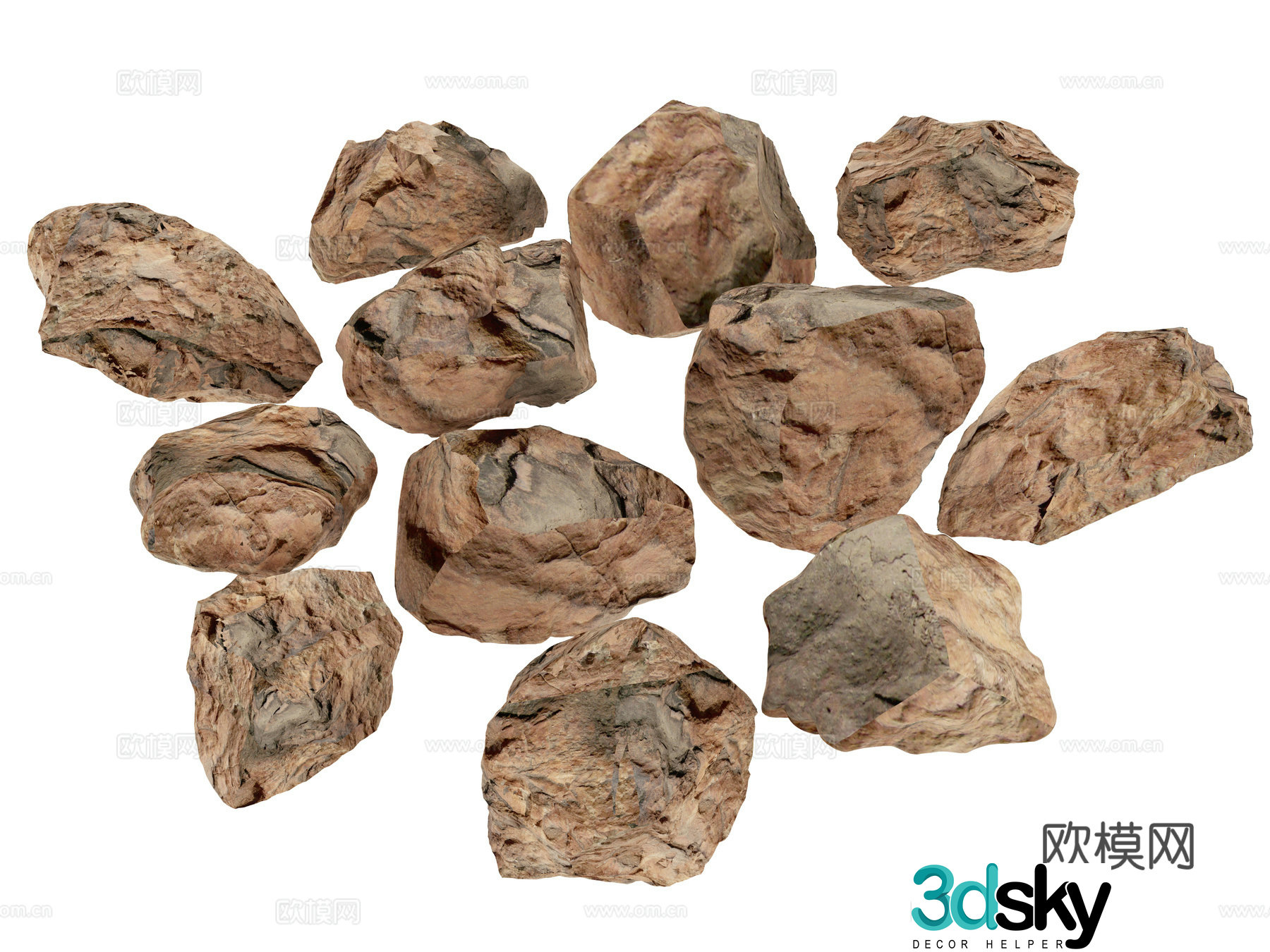 stone stone stone stone landscape stone 3d model