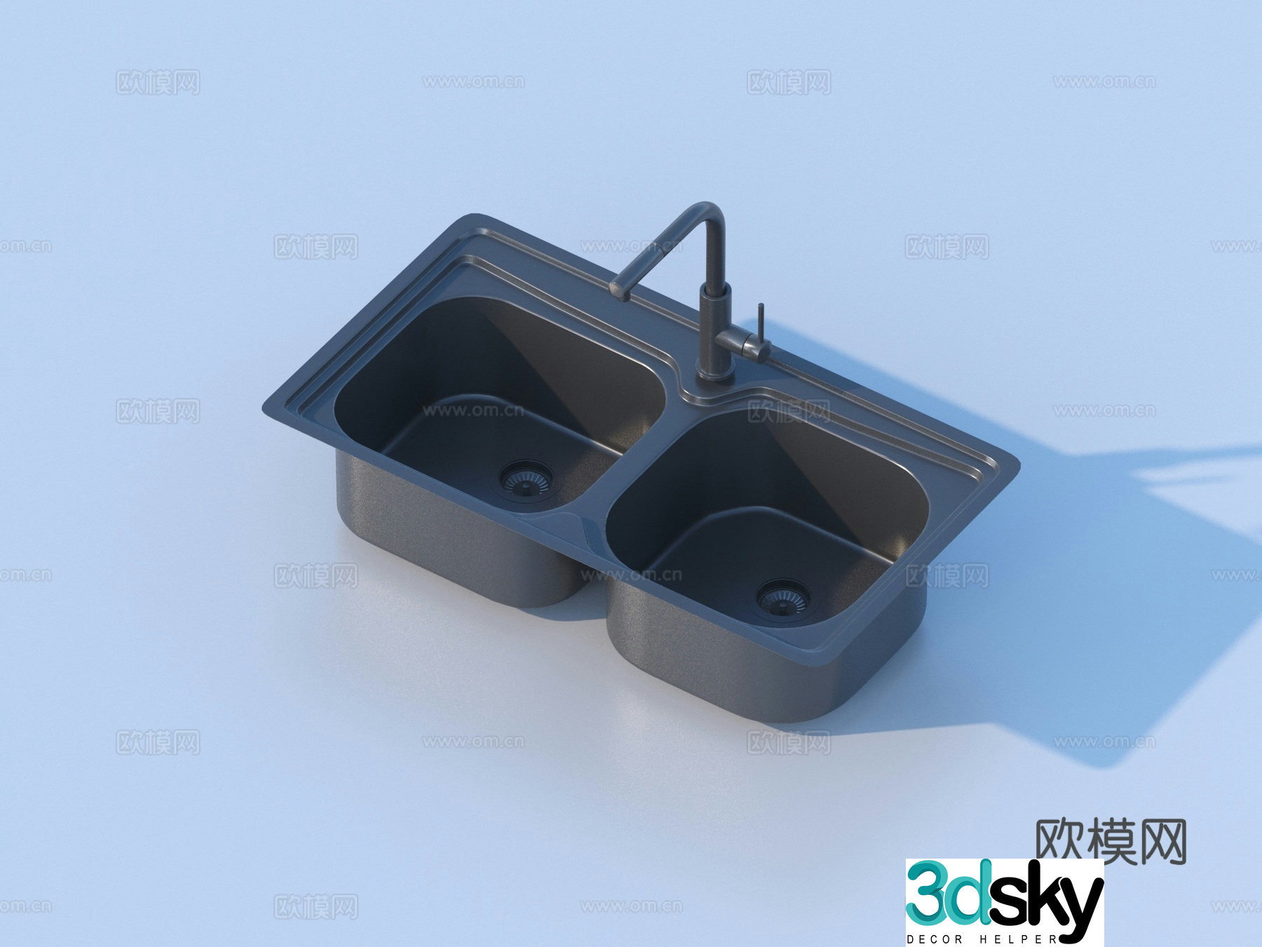 Kitchen sink 3d model