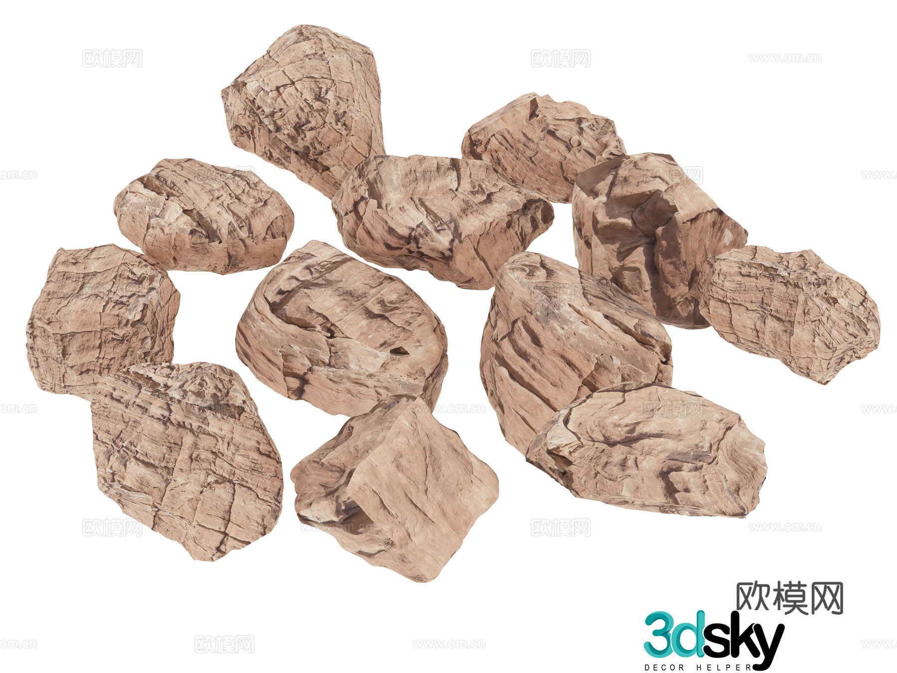 stone stone stone stone landscape stone 3d model