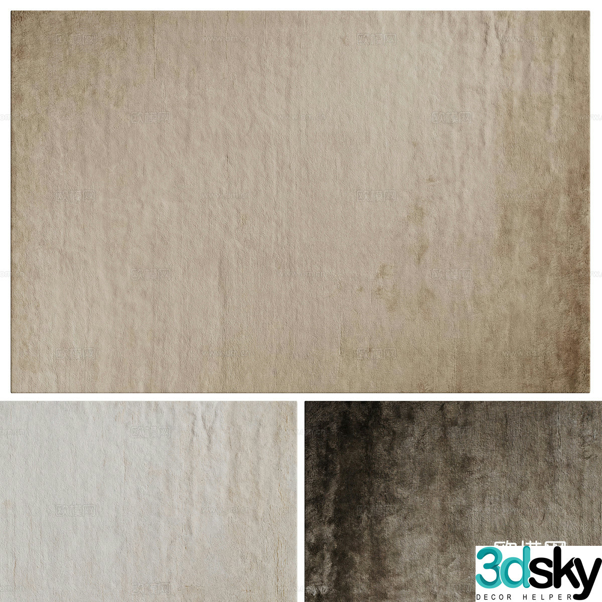 Simple carpet fabric carpet 3d model