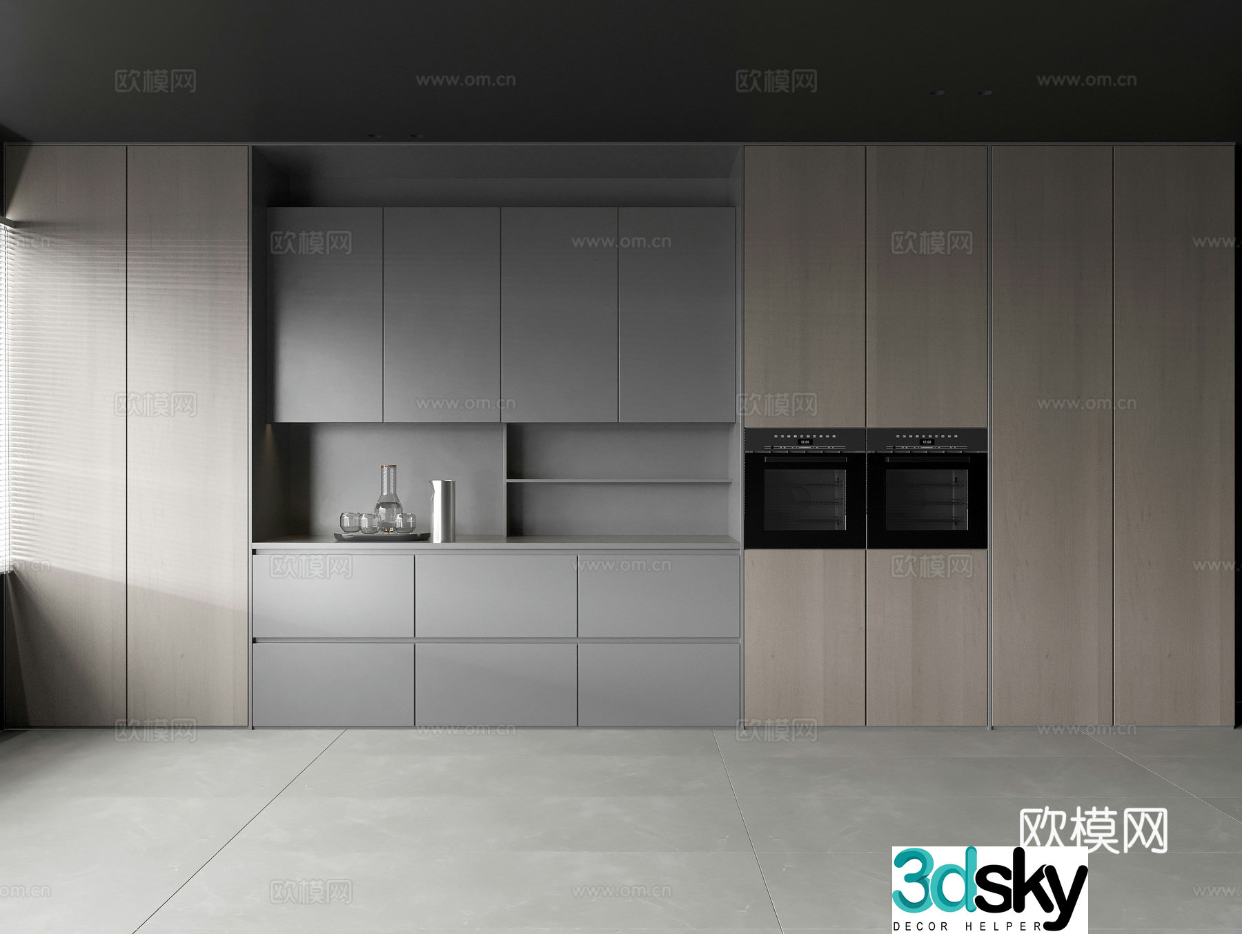 Modern sideboard 3D model