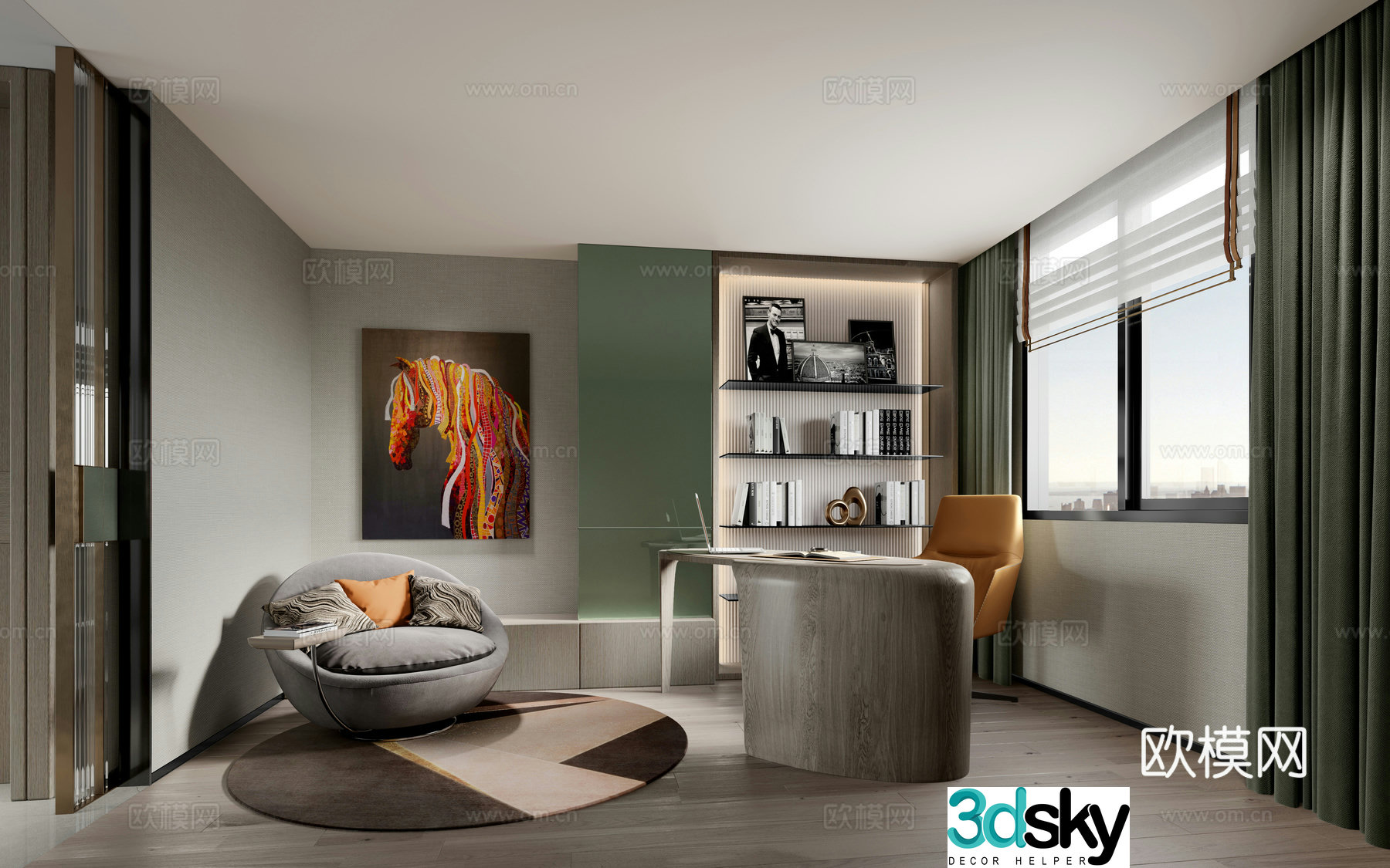 Italian study 3D model