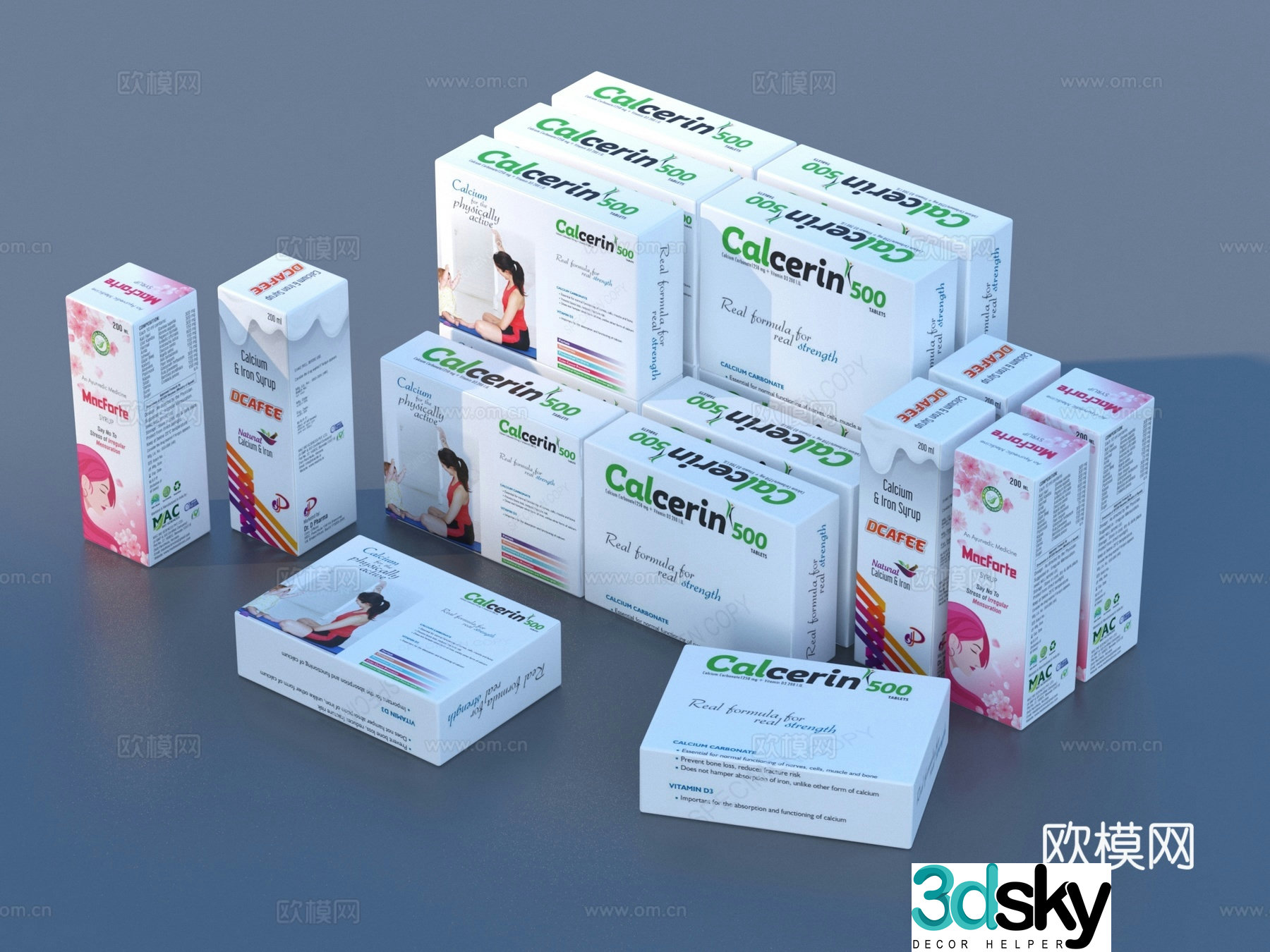 Medicine Medicine Box Medicine Medicine Potion Medical Supplies 3D Model