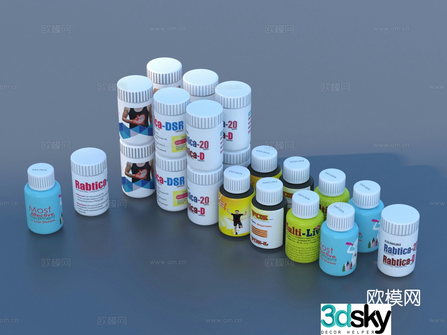 Medicine Medicine Box Medicine Medicine Potion Medical Supplies 3D Model