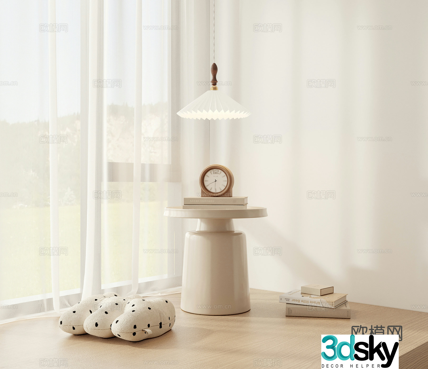 Creamy wind angles round ones side ones 3D model