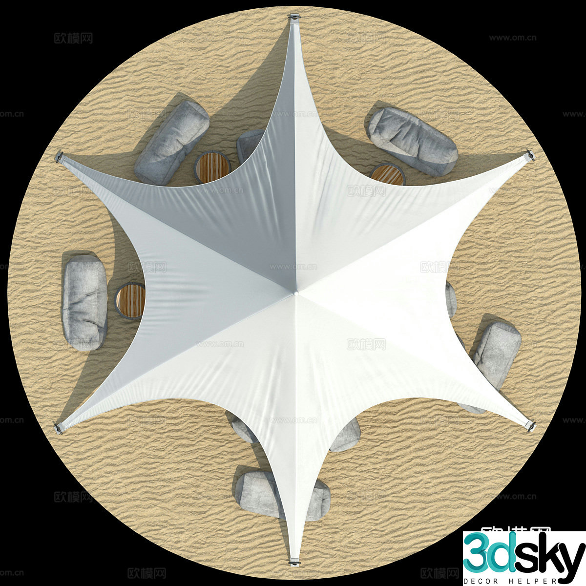 Outdoor pavilion pavilion landscape pavilion 3d model