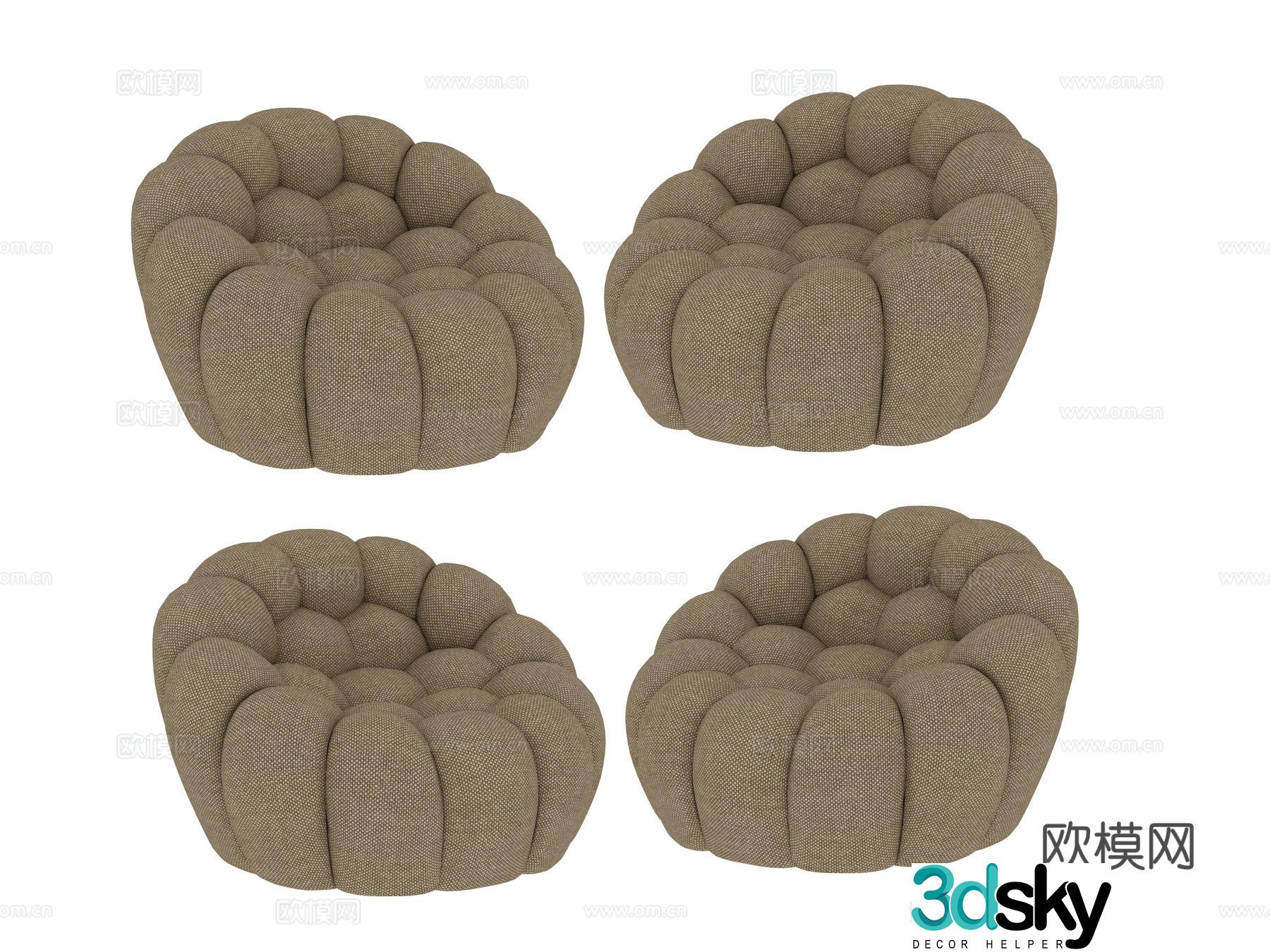 Beanbag 3d model