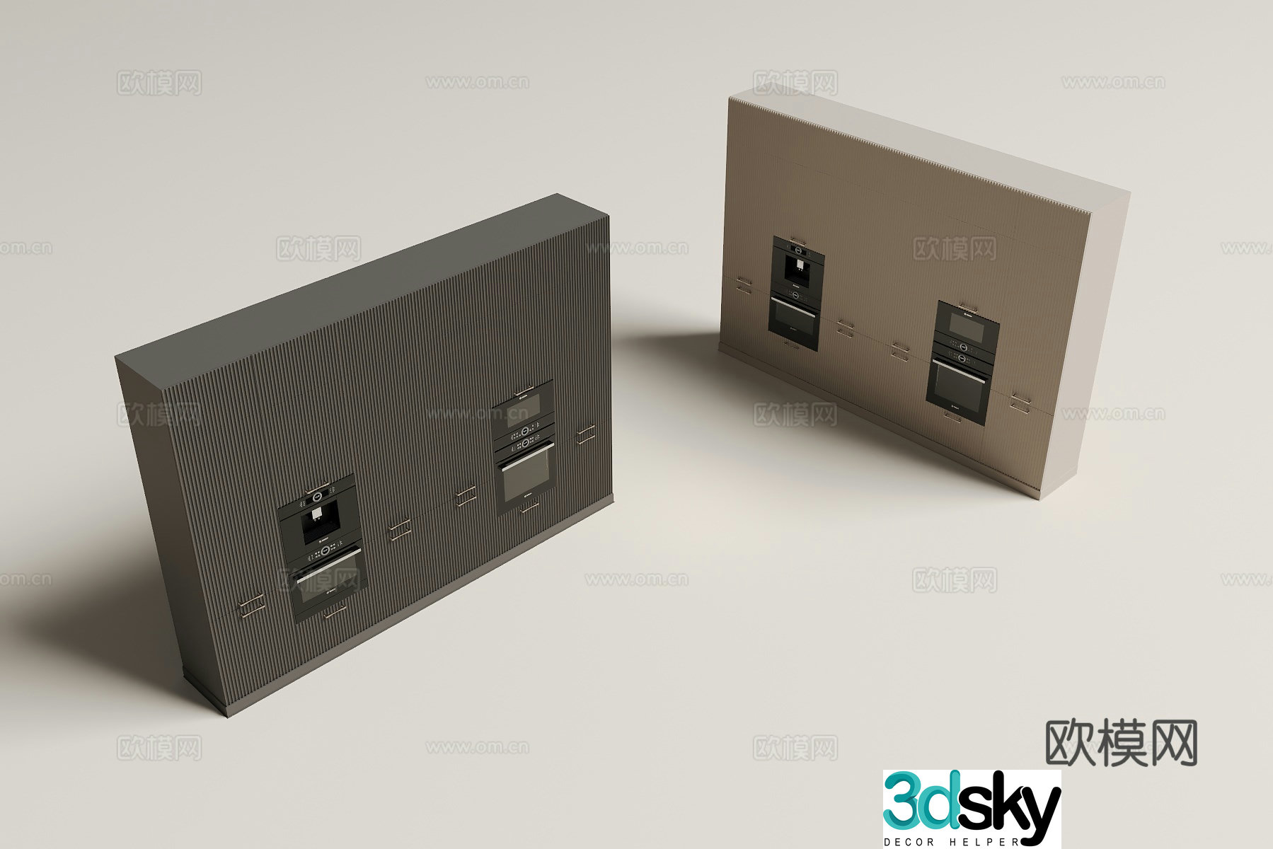 Modern cabinet 3d model
