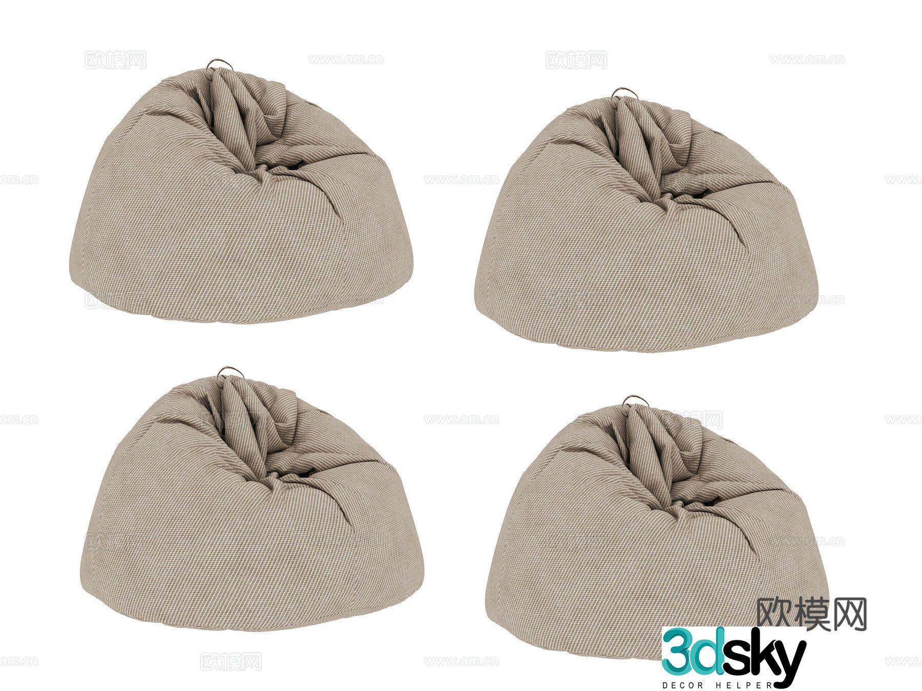 Beanbag 3d model