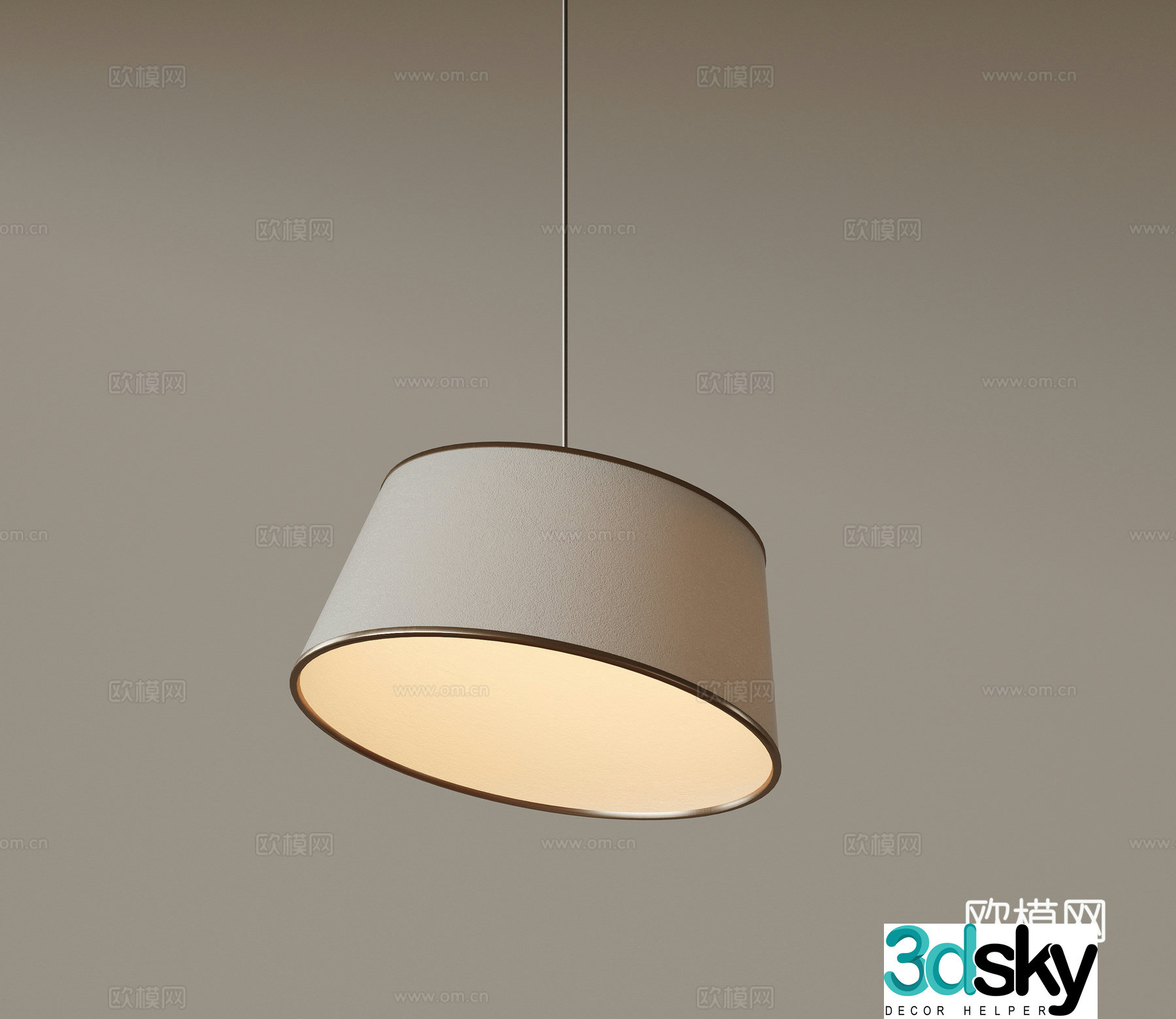Medieval style chandelier bedside chandelier 3d model