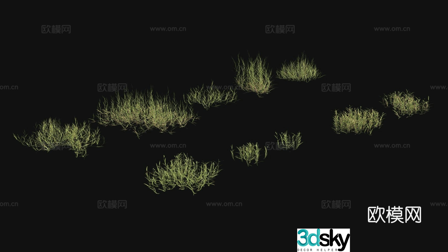 Flowers weeds weeds 3d model