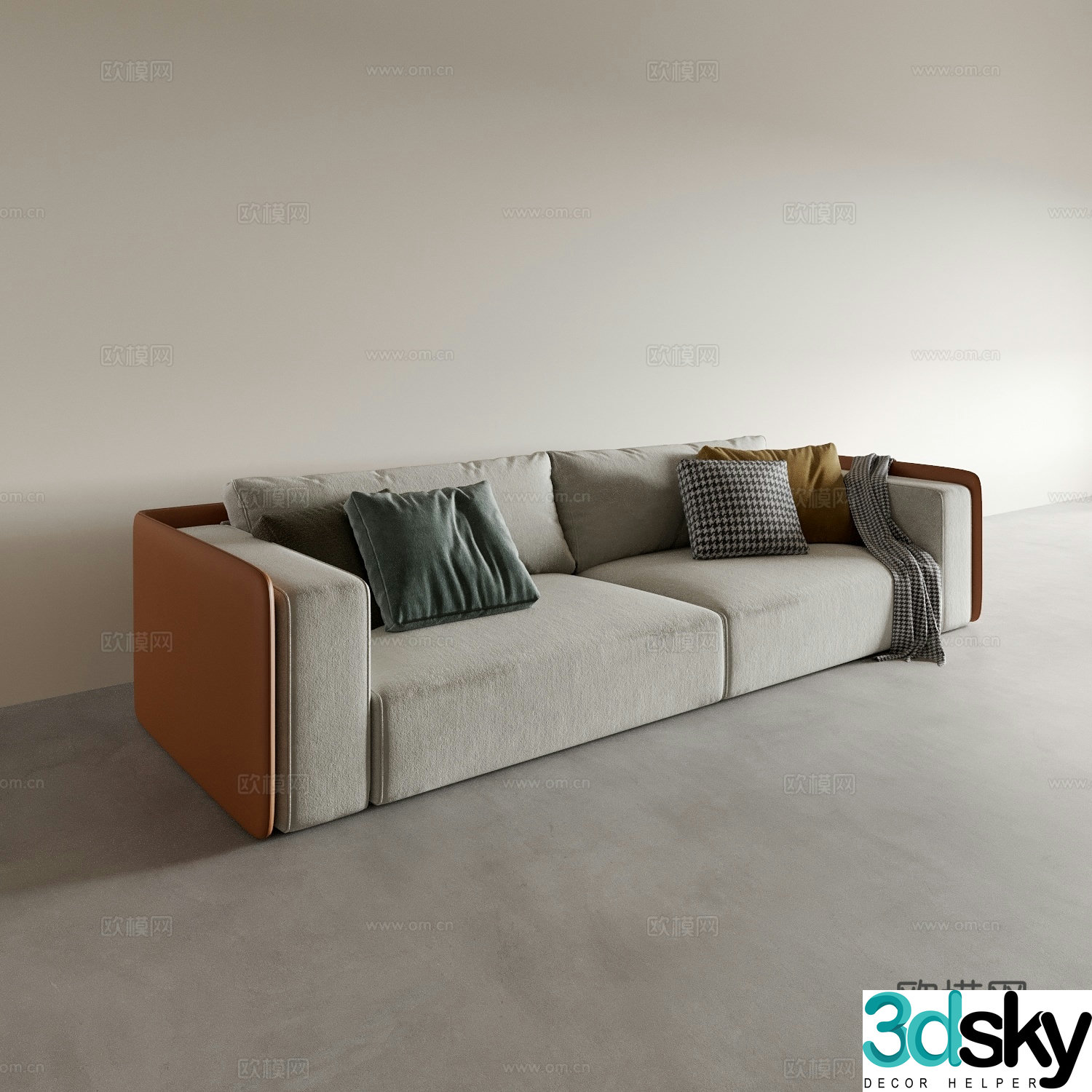 Modern love sofa 3d model