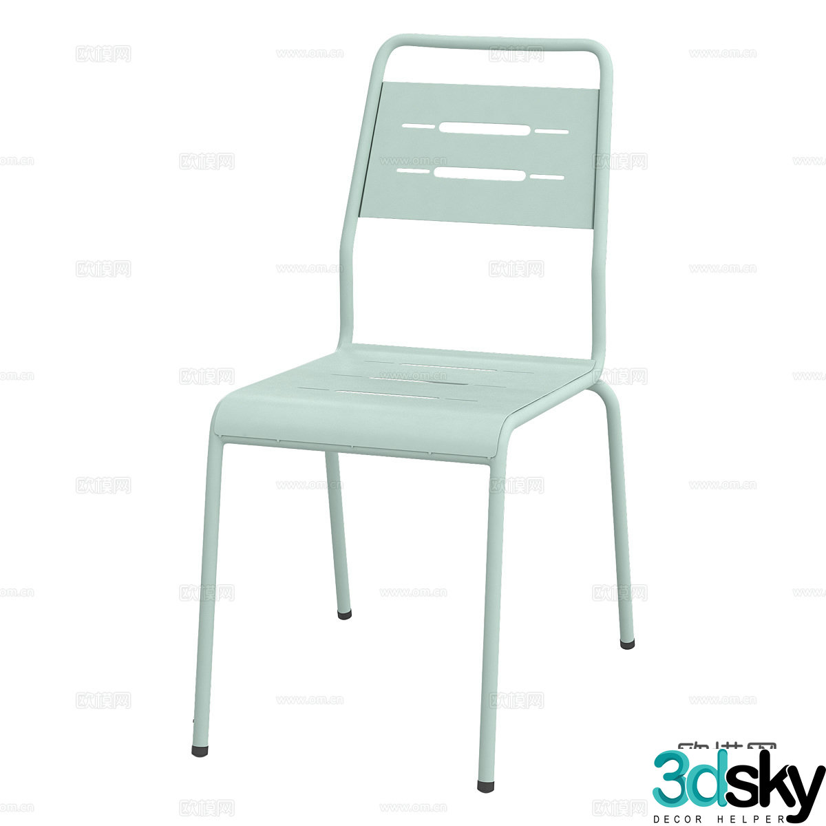 Modern single chair chair 3d model