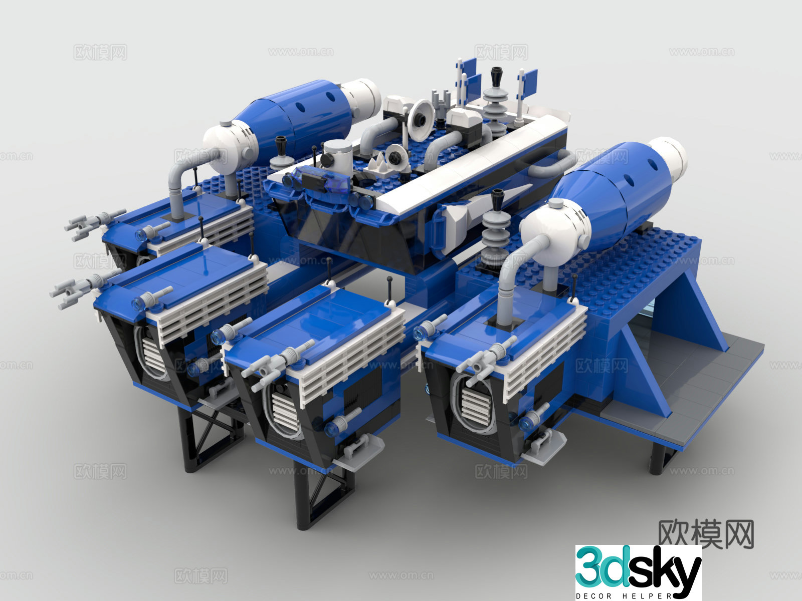 LEGO LEGO toys building blocks future factory 3d model