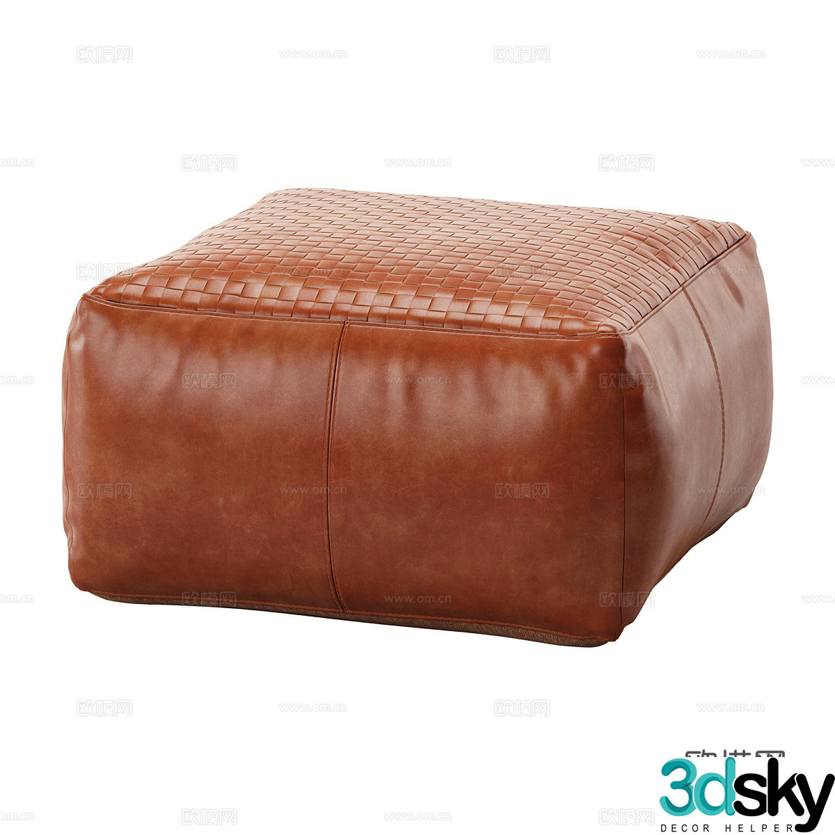 Stool sofa stool low stool 3d model