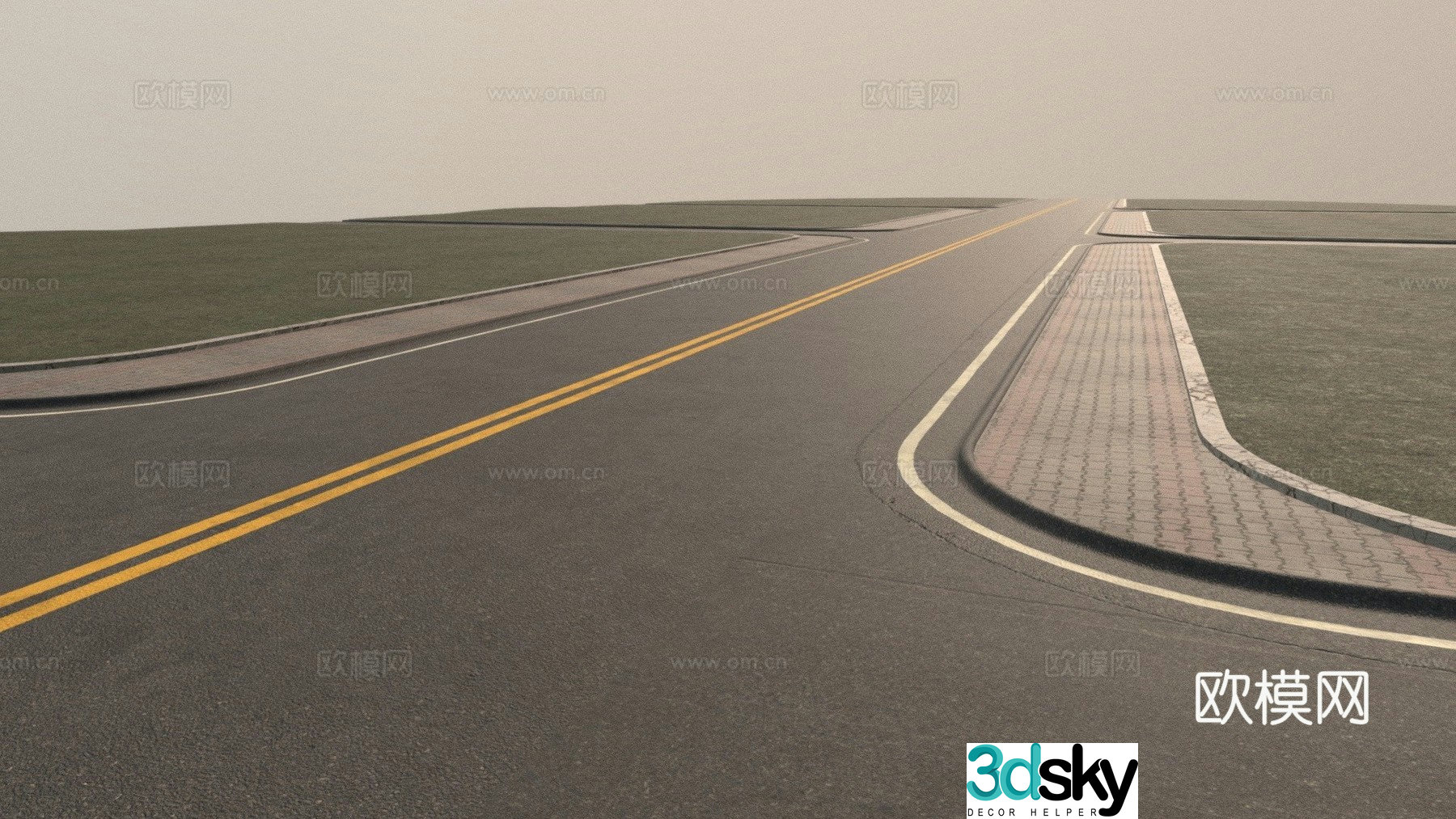 road road 3d model