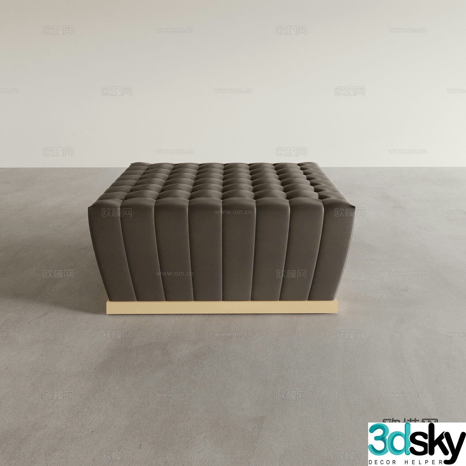 Sofa stool shoe changing stool imperial concubine couch bed couch footrest piano stool 3D model