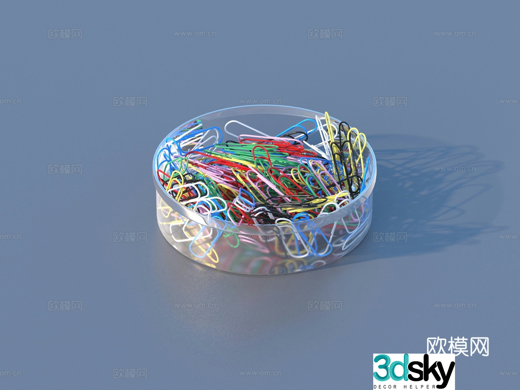 Pin Sketch Office Supplies 3D Model