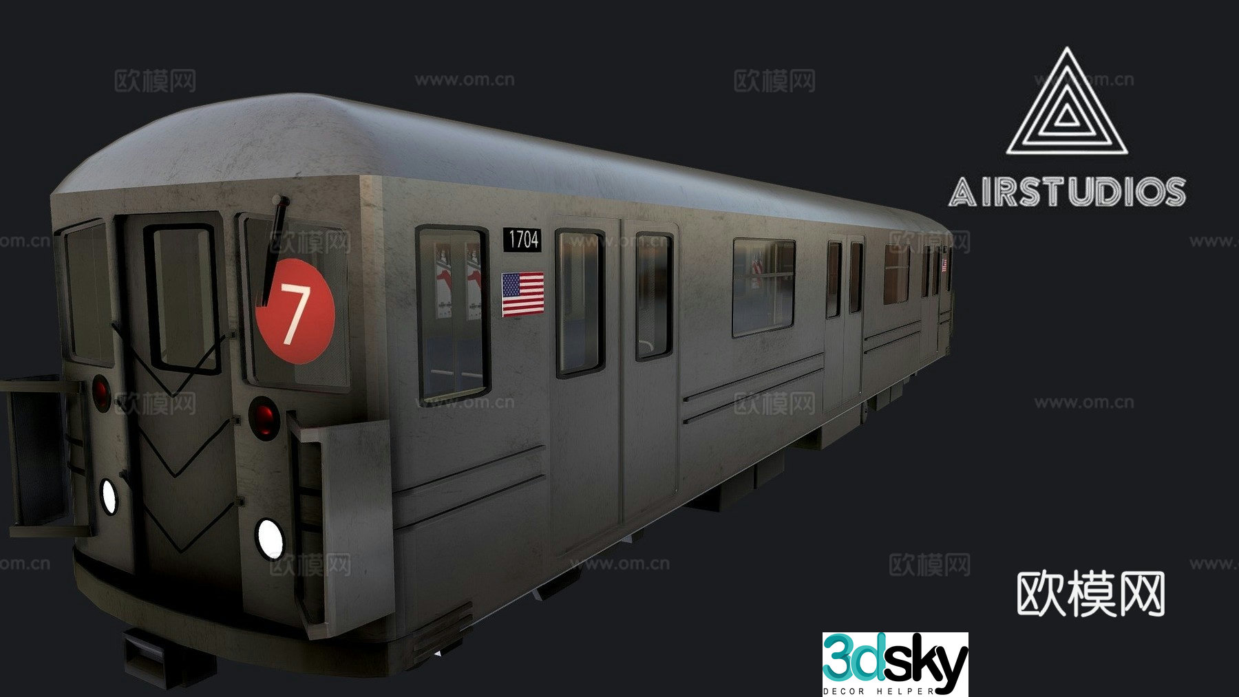 subway 3d model