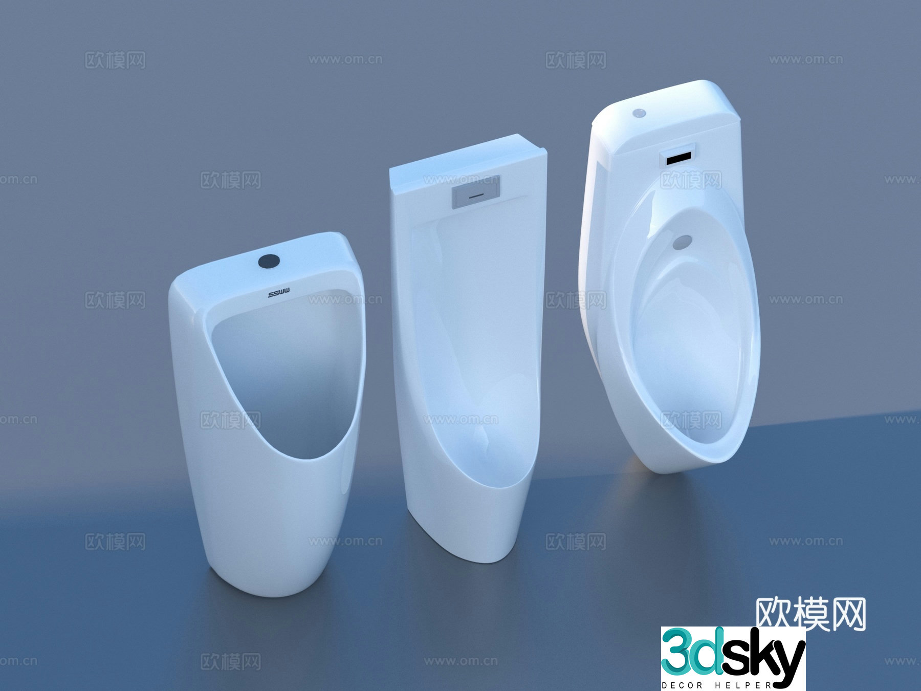3D model of urine pond urine pool