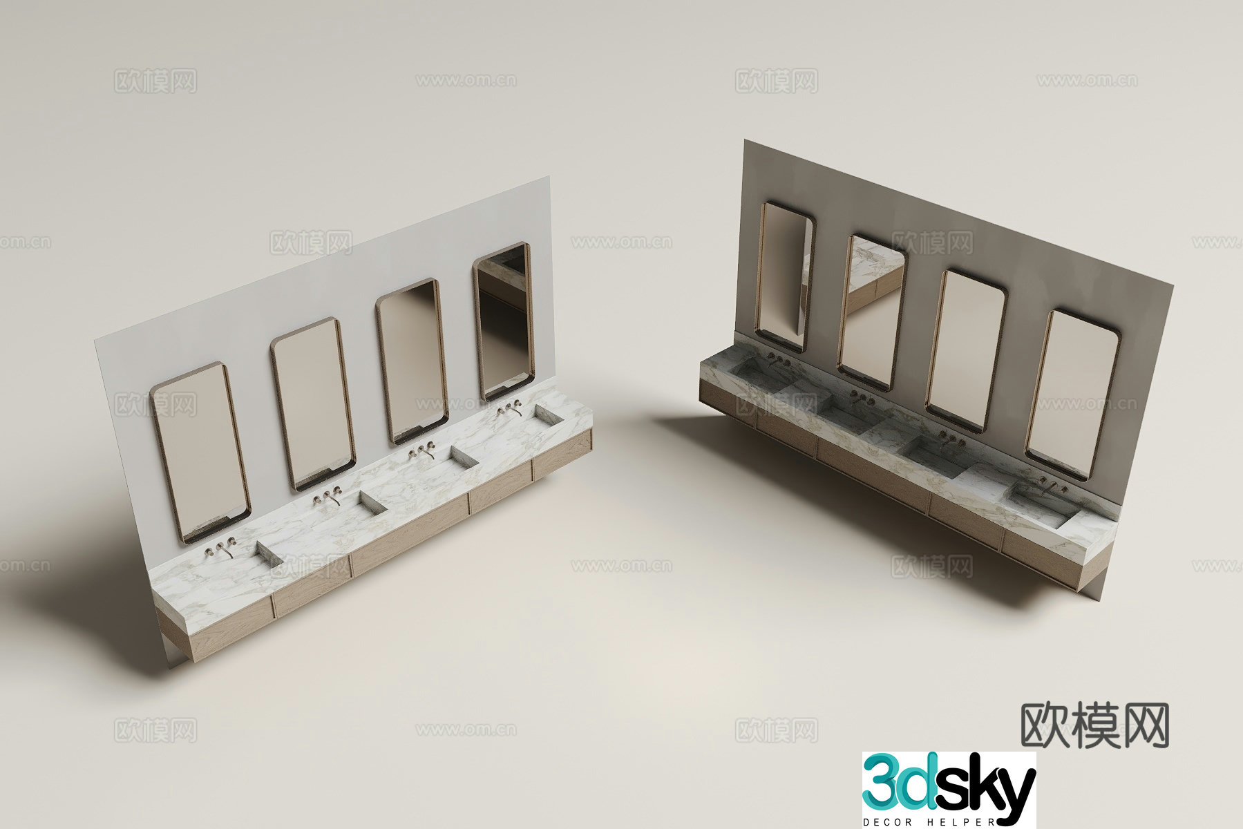 Modern wash basin wash basin 3d model