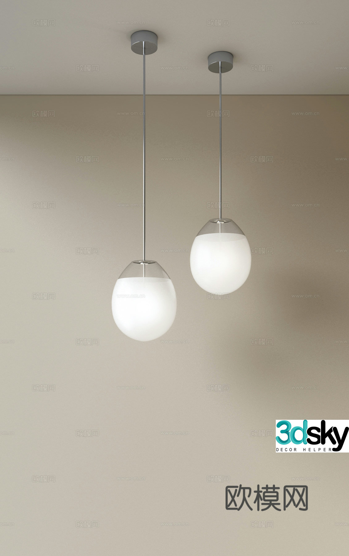 Modern chandelier restaurant chandelier bar chandelier 3d model