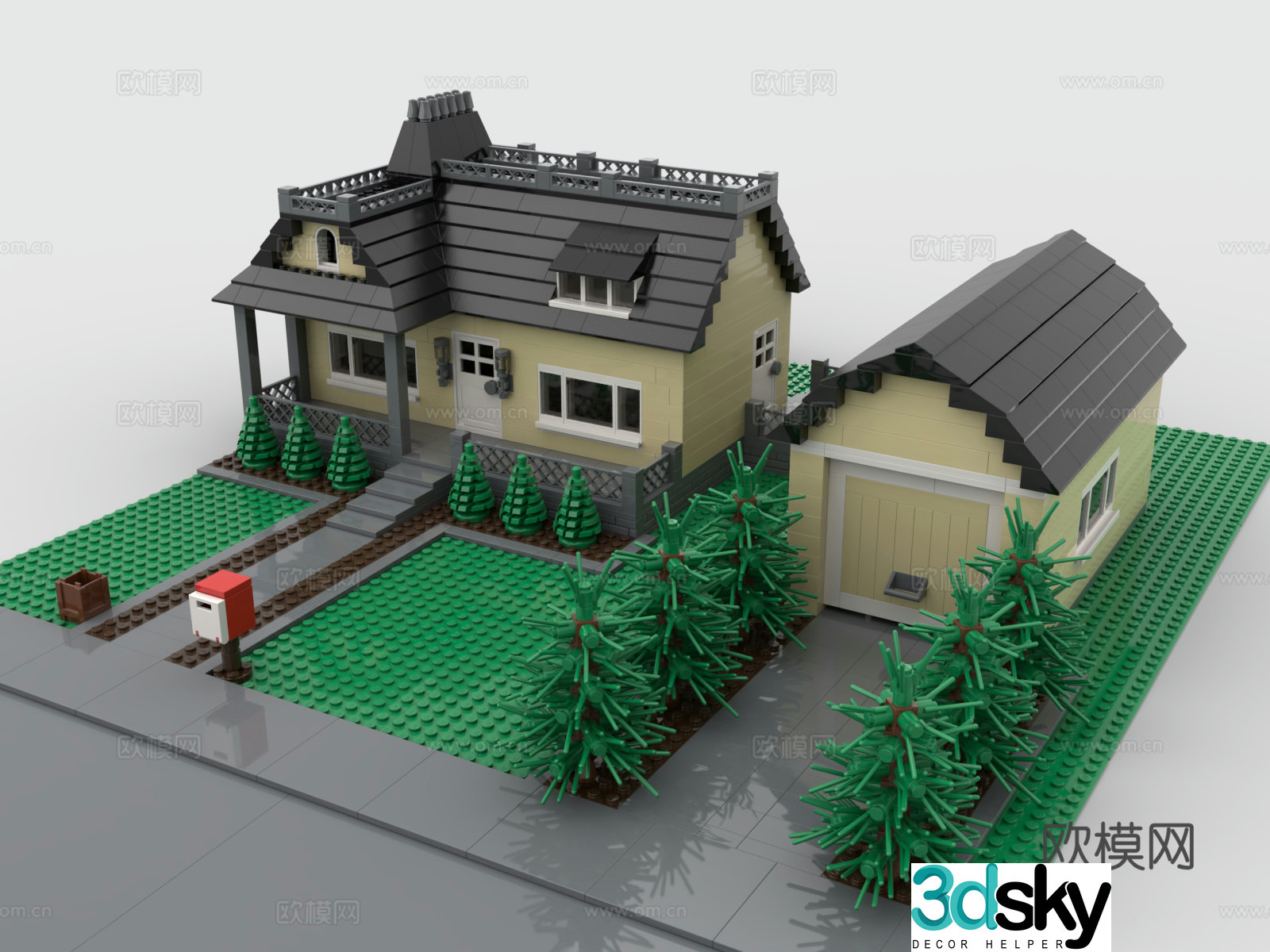Lego toys building block toys 3d model