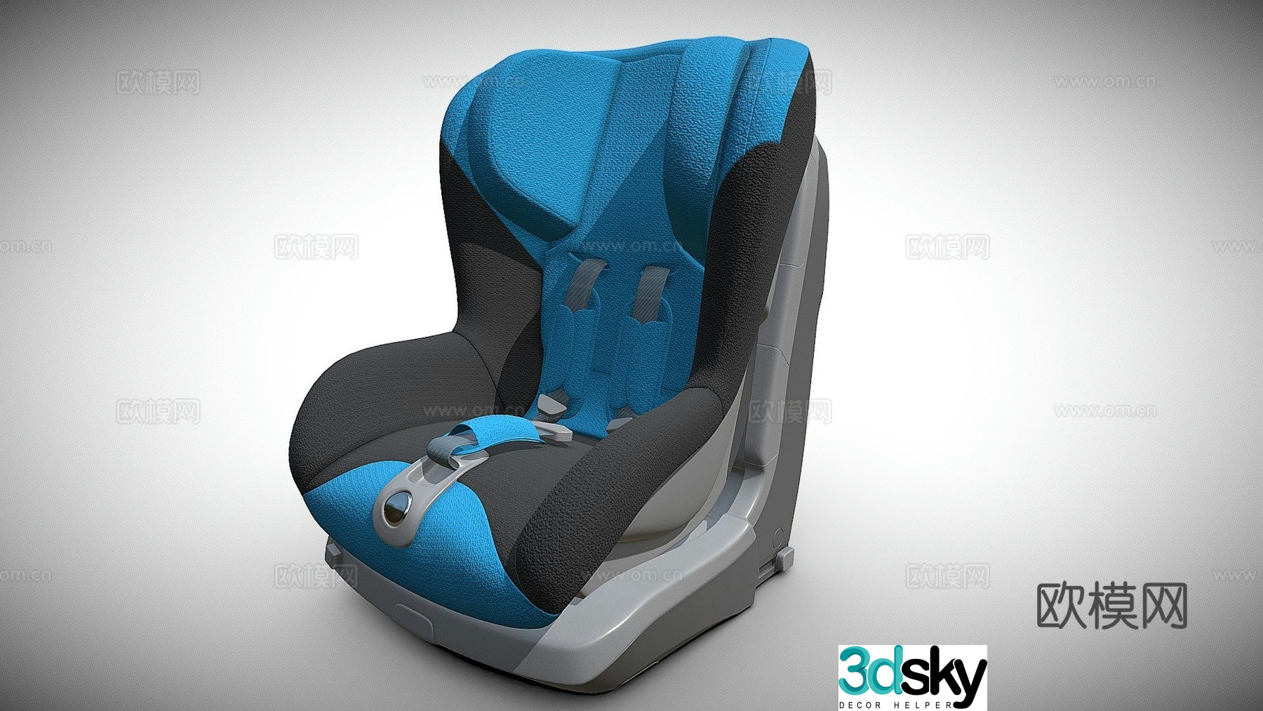baby seat 3d model