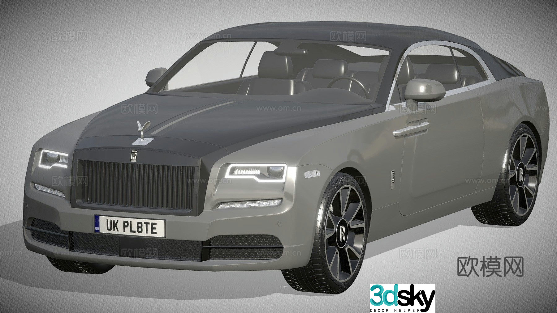 Rolls Royce luxury car 3d model