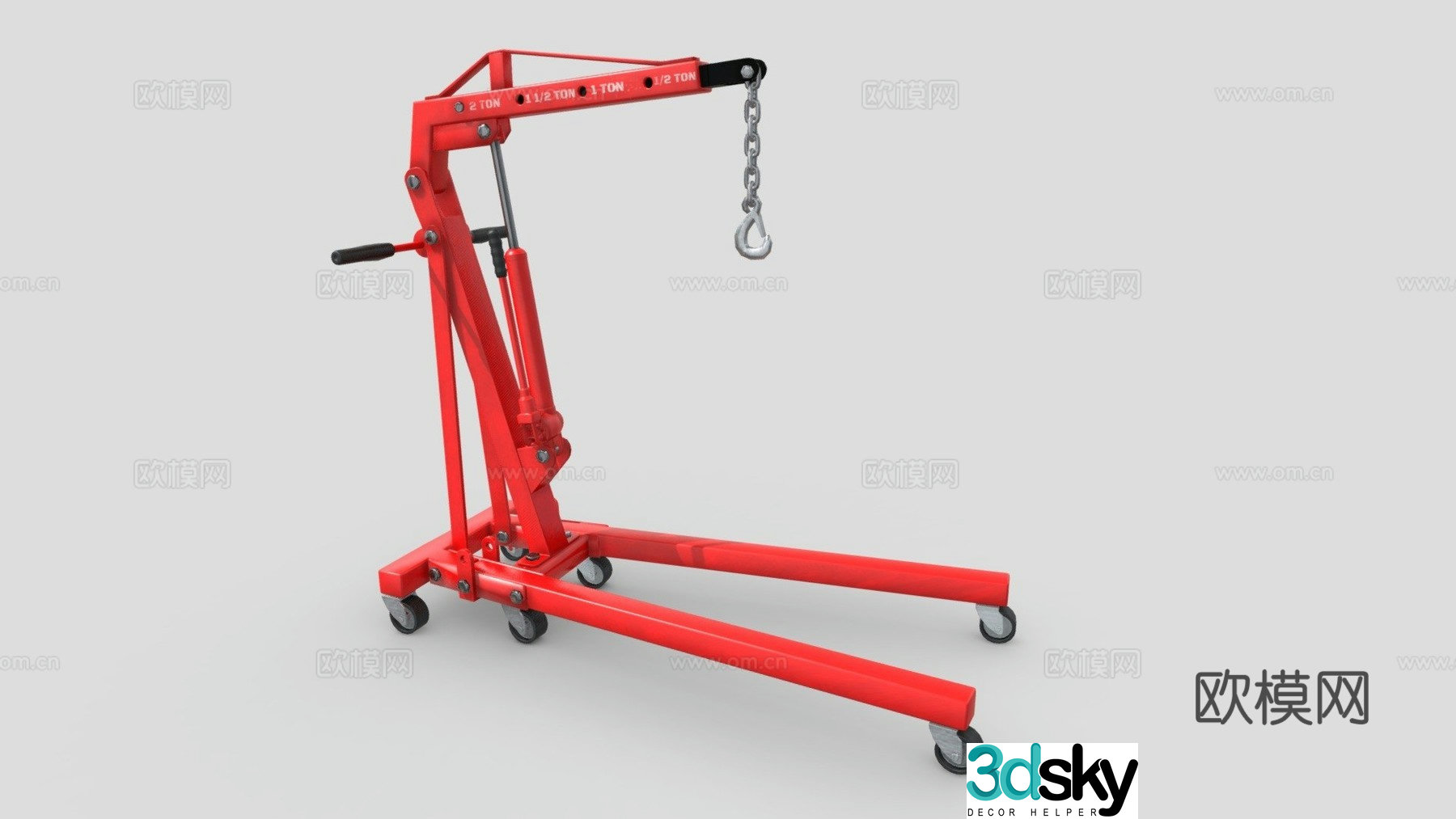 Engine crane 3d model