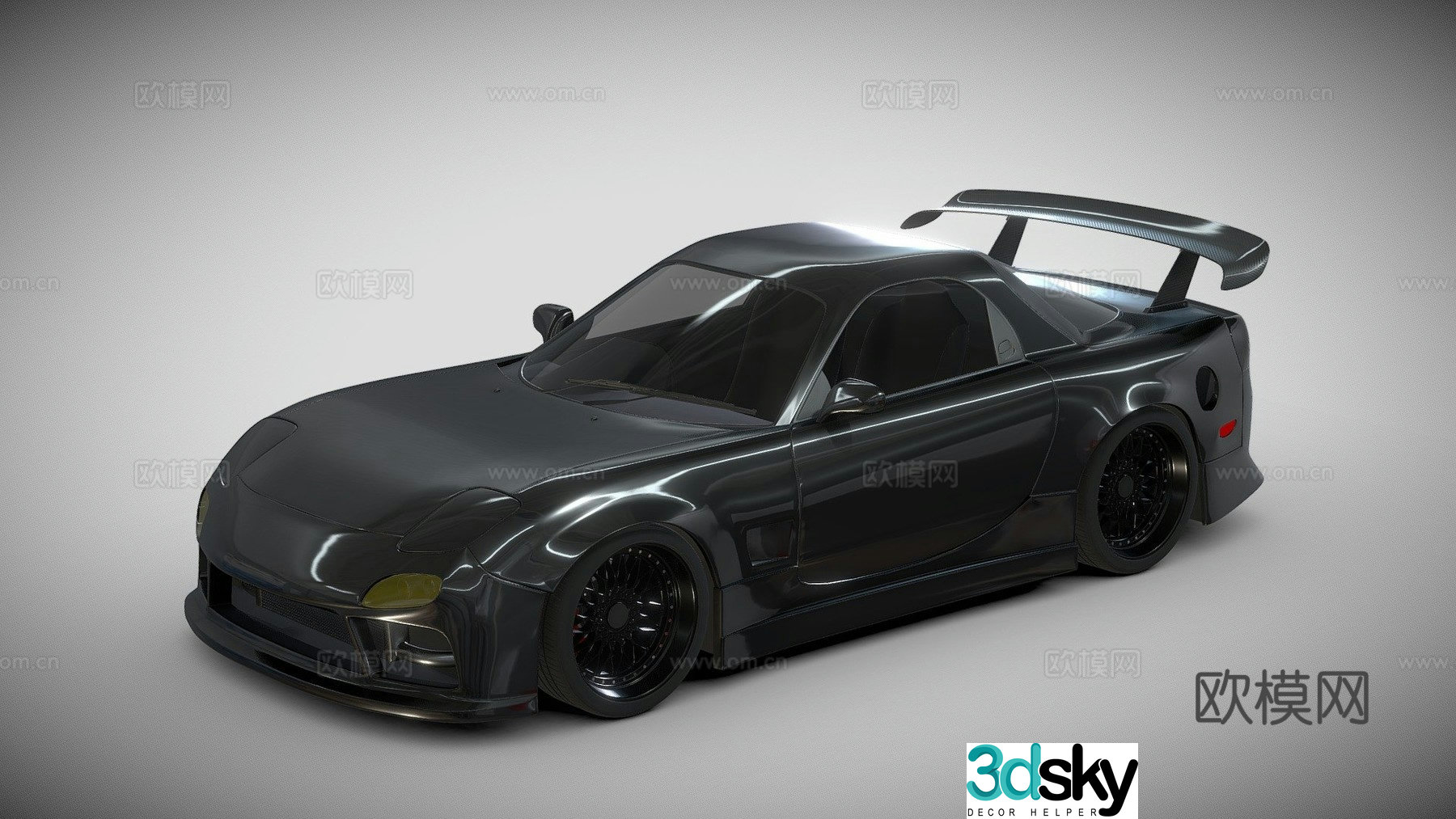 Modified Mazda car 3d model