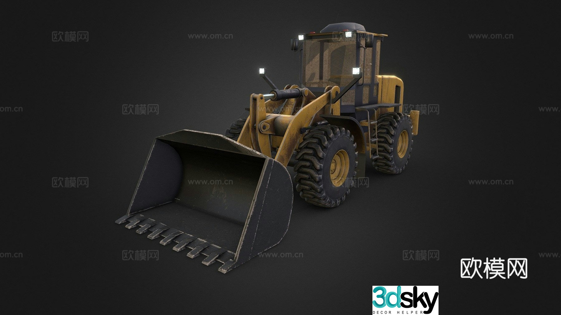 bulldozer 3d model